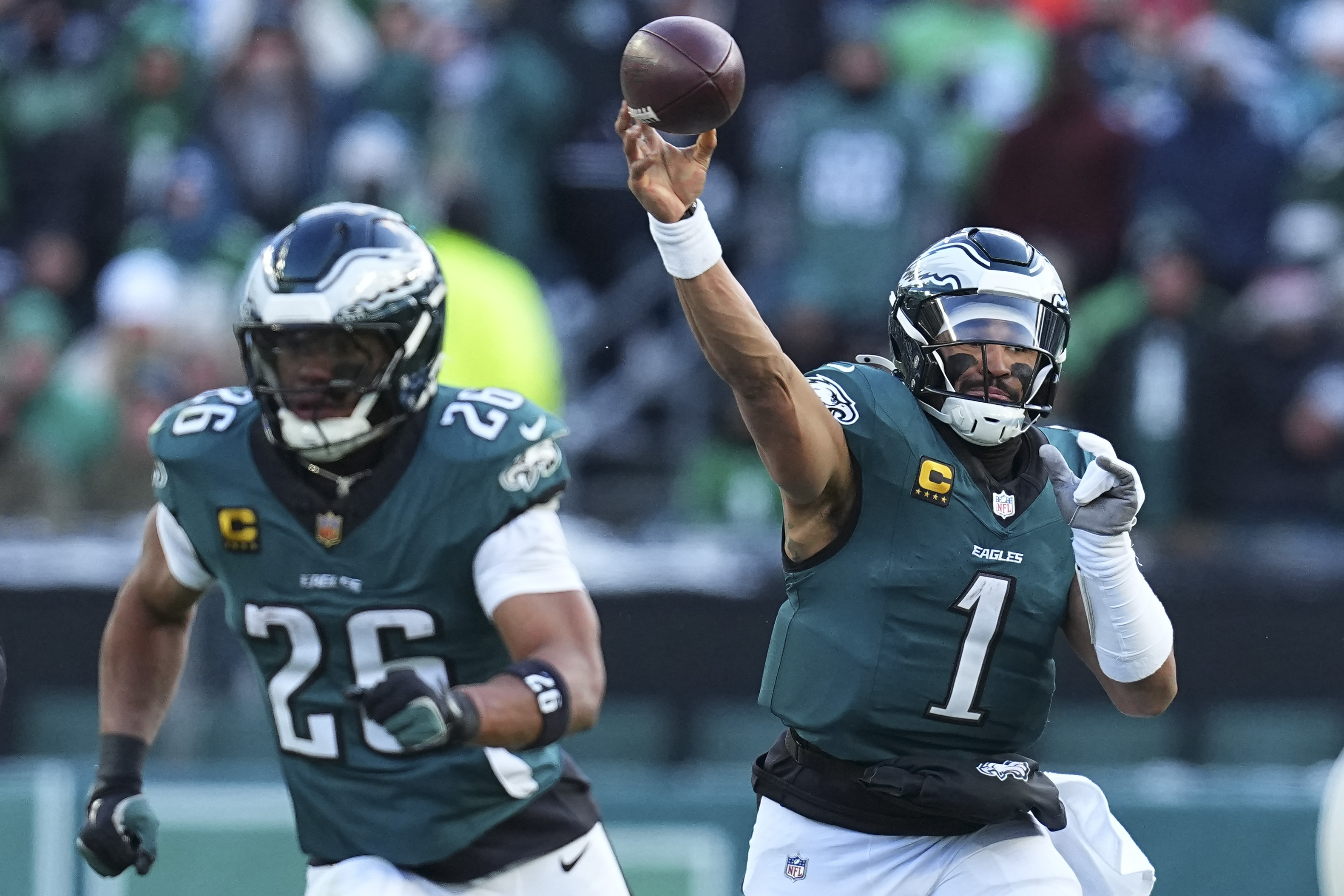 Despite tension in Philadelphia’s season, Eagles on cusp of snapping a 20-year streak that’s bucked NFL trends