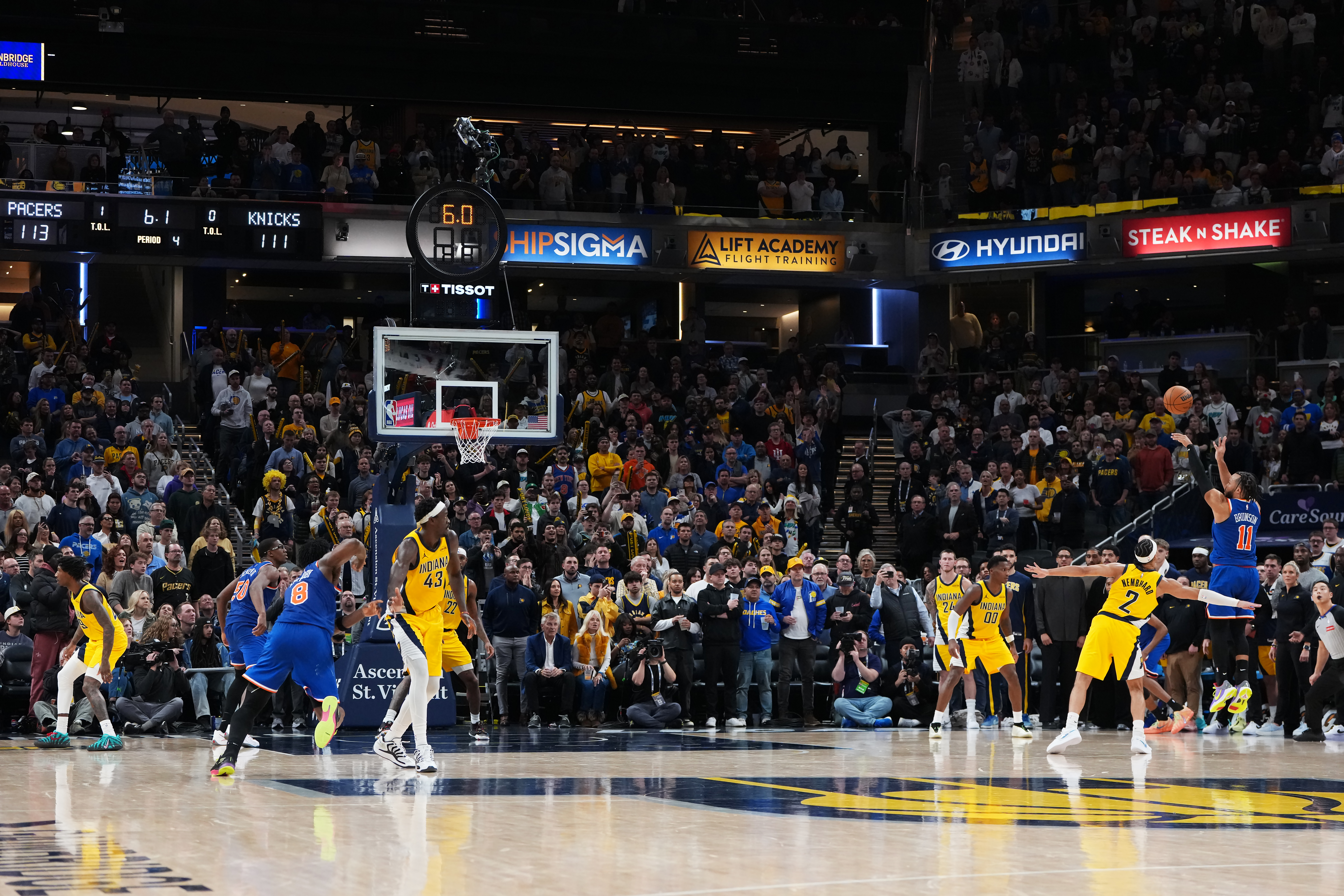 Jalen Brunson hits game-winning 3 to push short-handed Knicks past Pacers after NBA Cup win