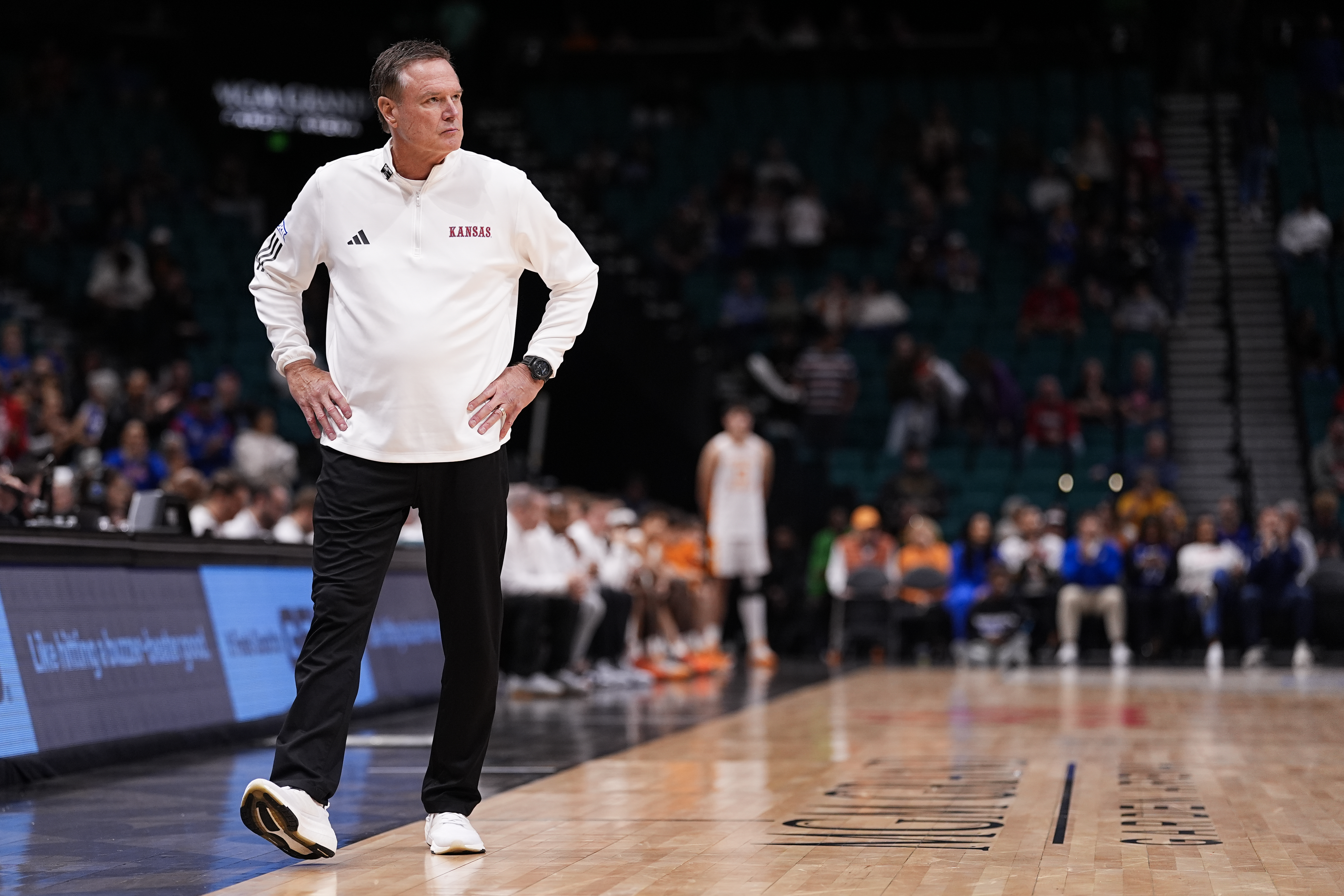 Kansas coach Bill Self taken to hospital after feeling 'under the weather,' did not travel with team to Colorado