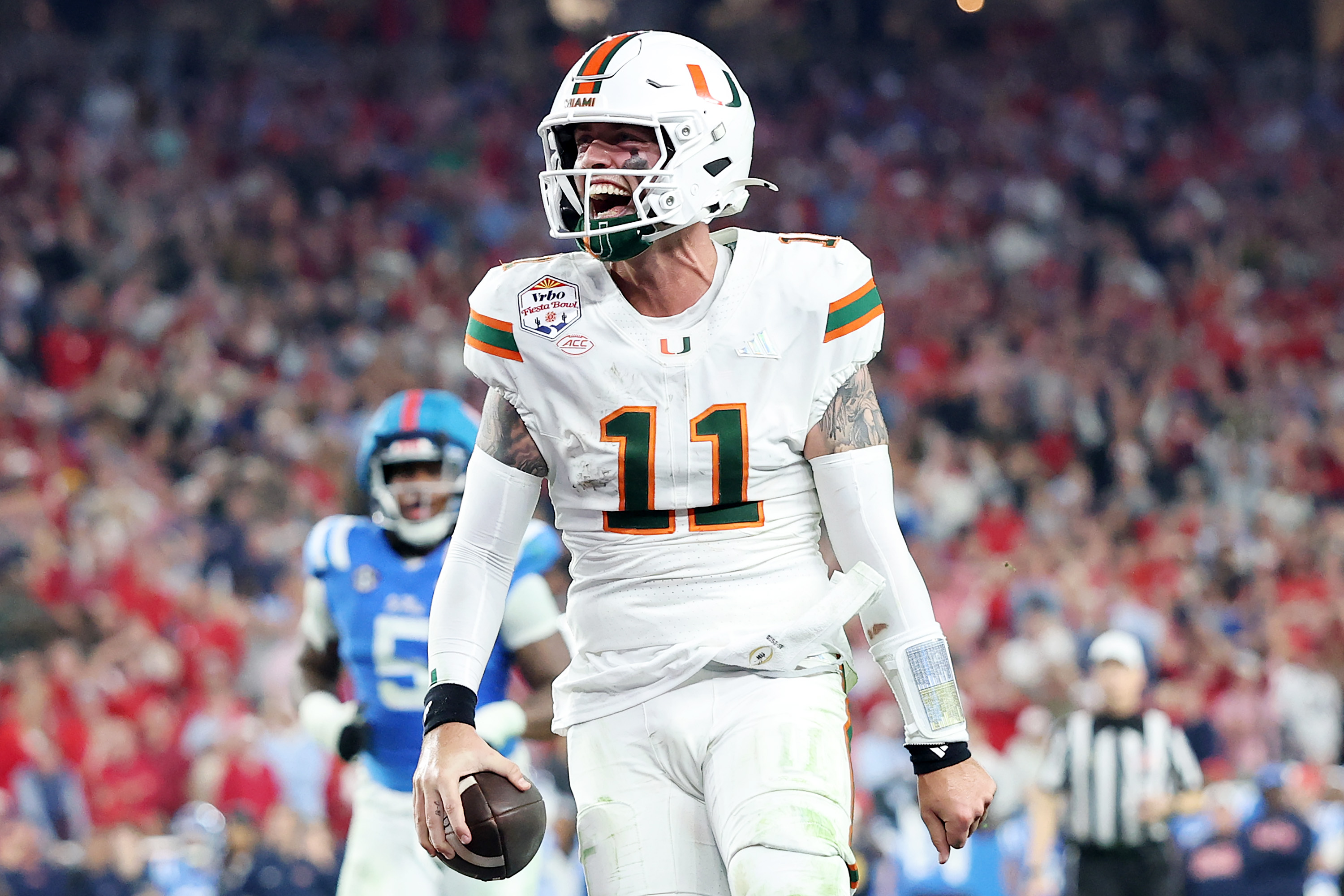 From 'broken human being' to Hurricanes hero, Carson Beck has Miami 1 win from immortality