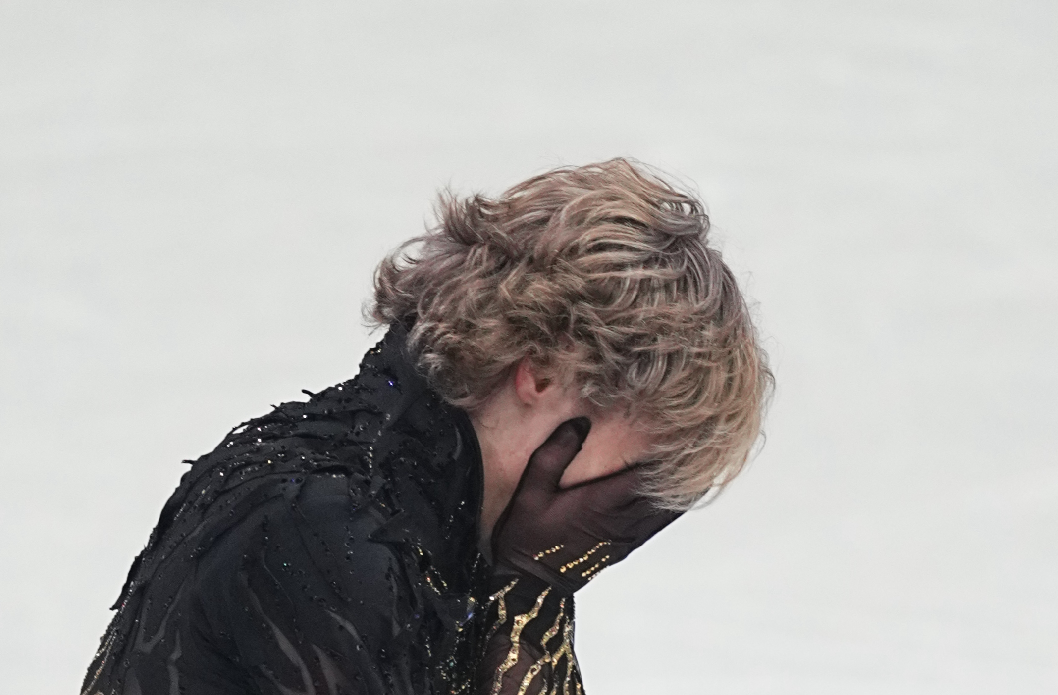 Ilia Malinin (USA)  competes during the Men's Single Free Skating Figure Skating competition on Day 7 of the Milano Cortina 2026 Winter Olympic games at Milano Ice Skating Arena on February 13, 2026 in Milan, Italy.  (Photo by Ulrik Pedersen/NurPhoto via Getty Images)