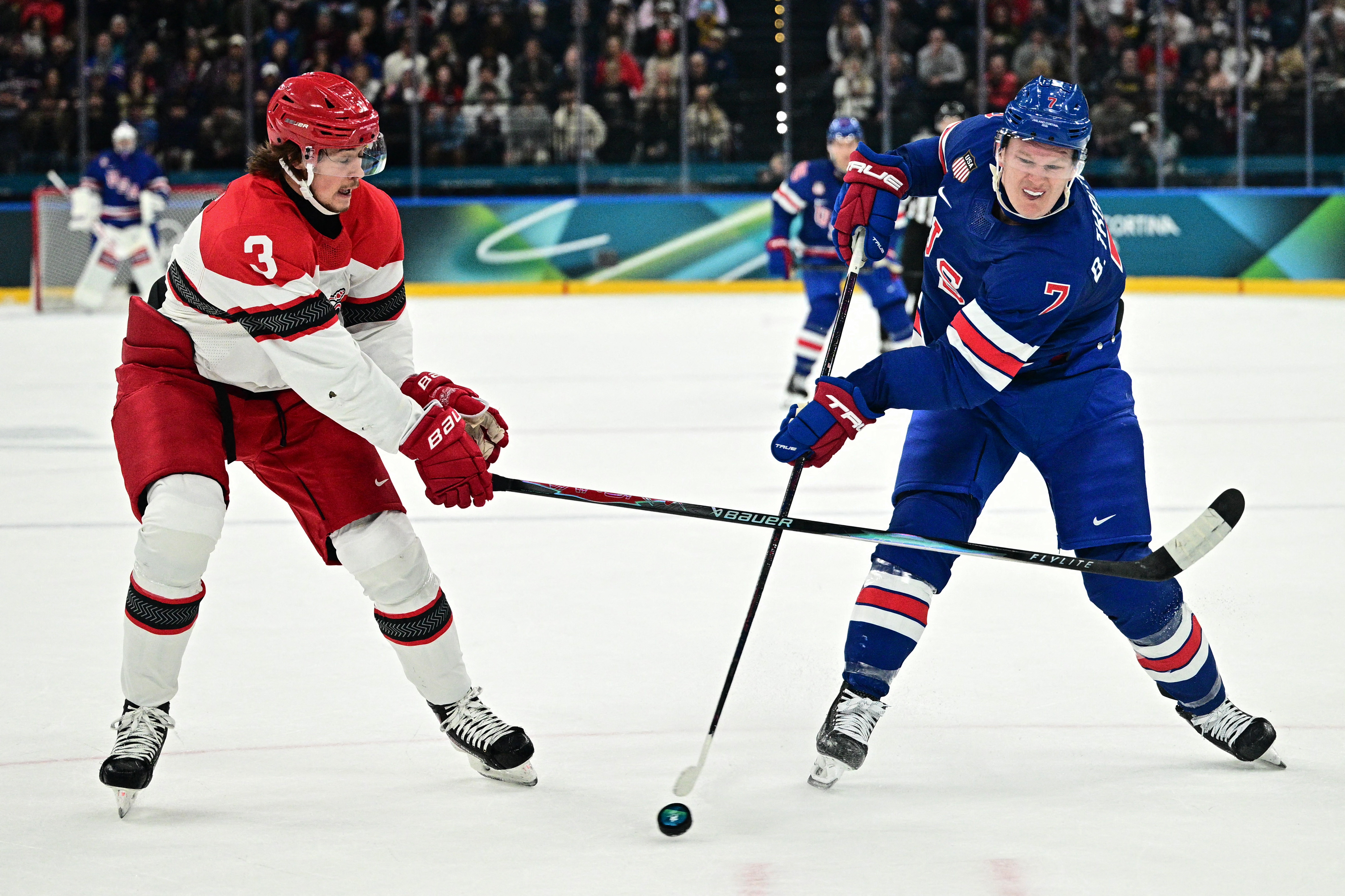 Winter Olympics 2026: Team USA men's hockey survives scare, holds off pesky Denmark