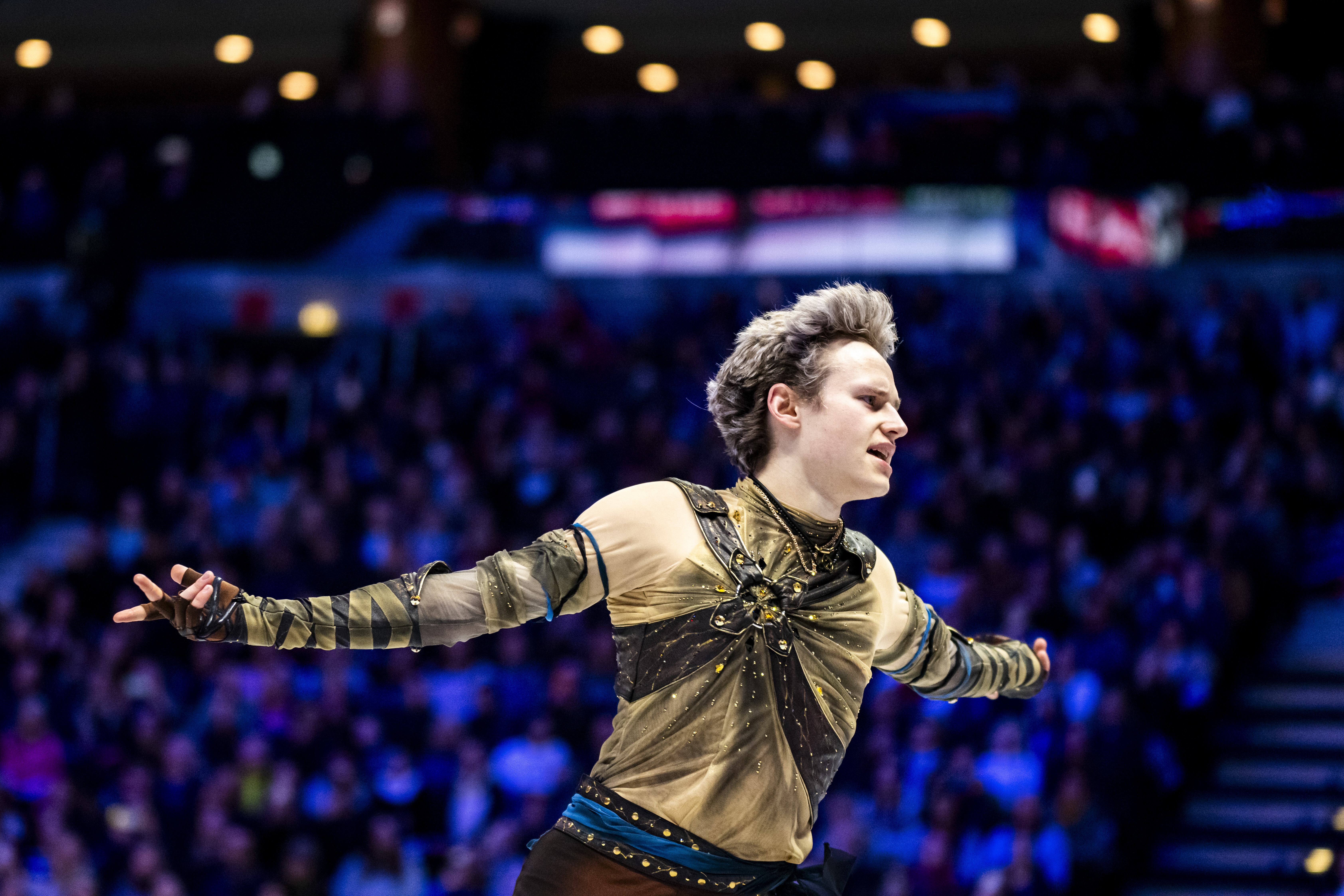 PRAGUE, CZECH REPUBLIC - MARCH 26: Ilia Malinin of United States performs during ISU World Figure Skating Championships - Prague on March 26, 2026 in Prague, Czech Republic. (Photo by Jurij Kodrun - International Skating Union/International Skating Union via Getty Images)