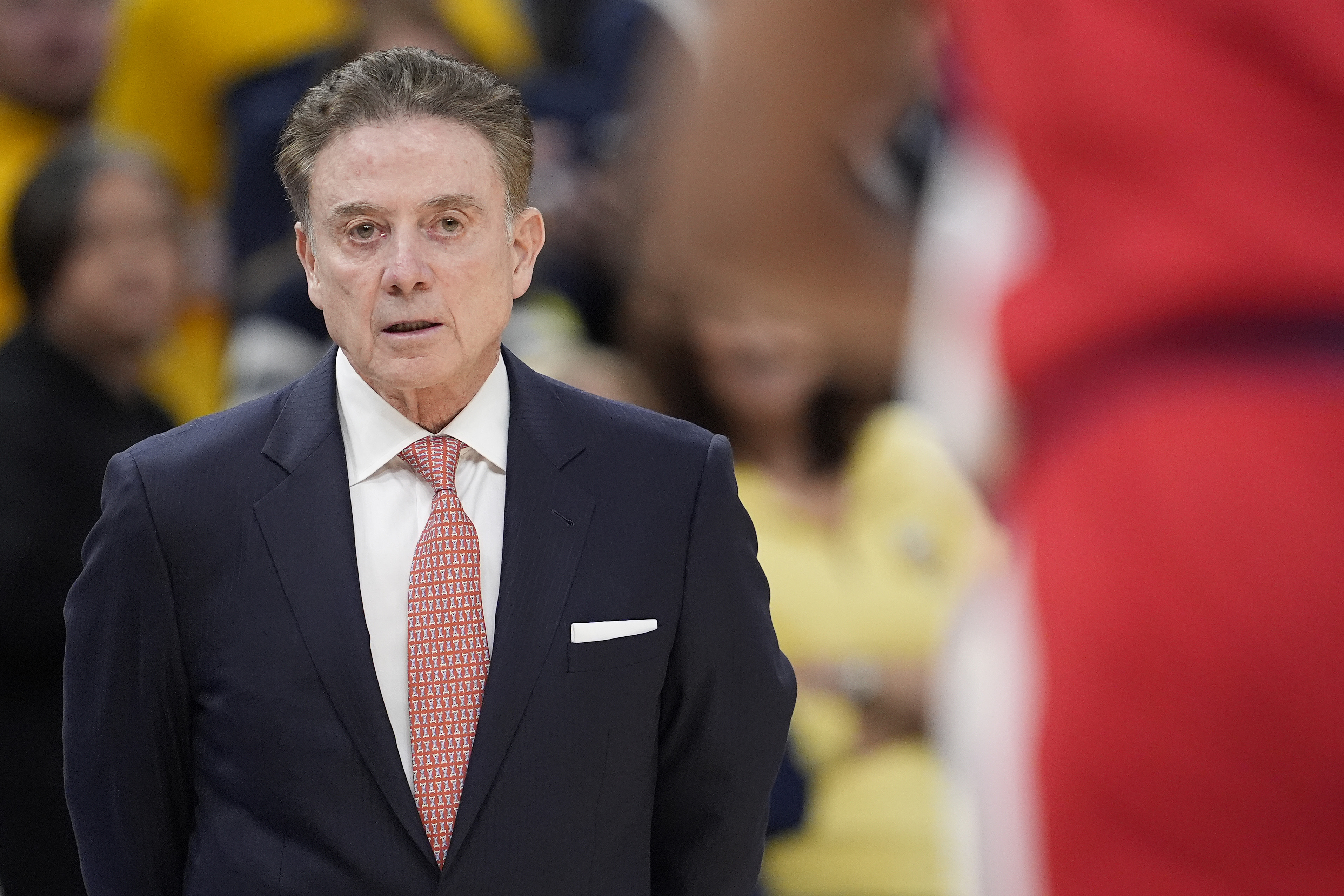 MILWAUKEE, WISCONSIN - FEBRUARY 18: Head coach Rick Pitino of the St. John’s Red Storm looks on against the Marquette Golden Eagles during the first half at Fiserv Forum on February 18, 2026 in Milwaukee, Wisconsin. (Photo by Patrick McDermott/Getty Images)