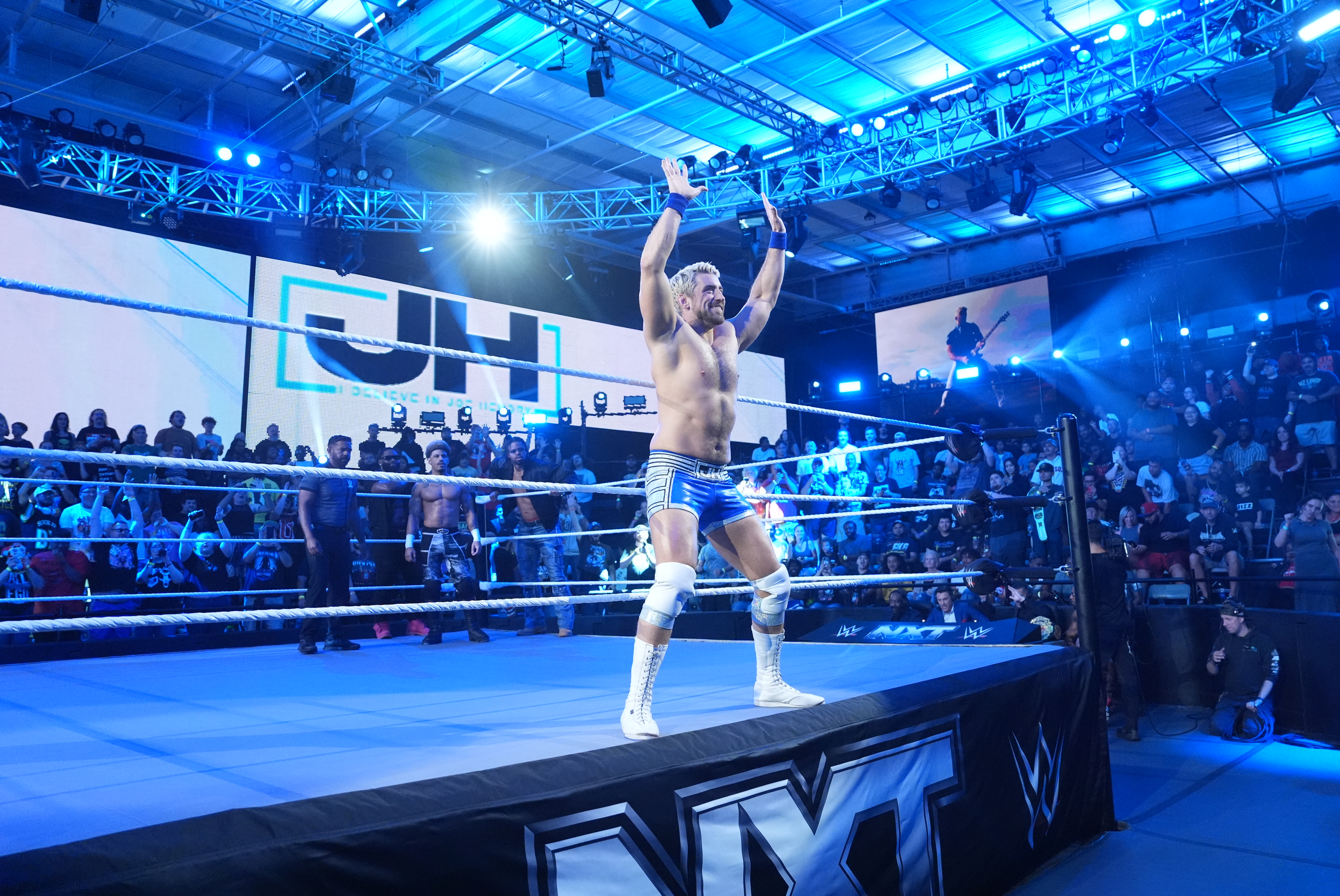 ORLANDO, FLORIDA  JULY 1: Joe Hendry entrance during NXT at the Performance Center on July 1, 2025 in Orlando. (Photo by Craig Ambrosio/WWE via Getty Images.)
