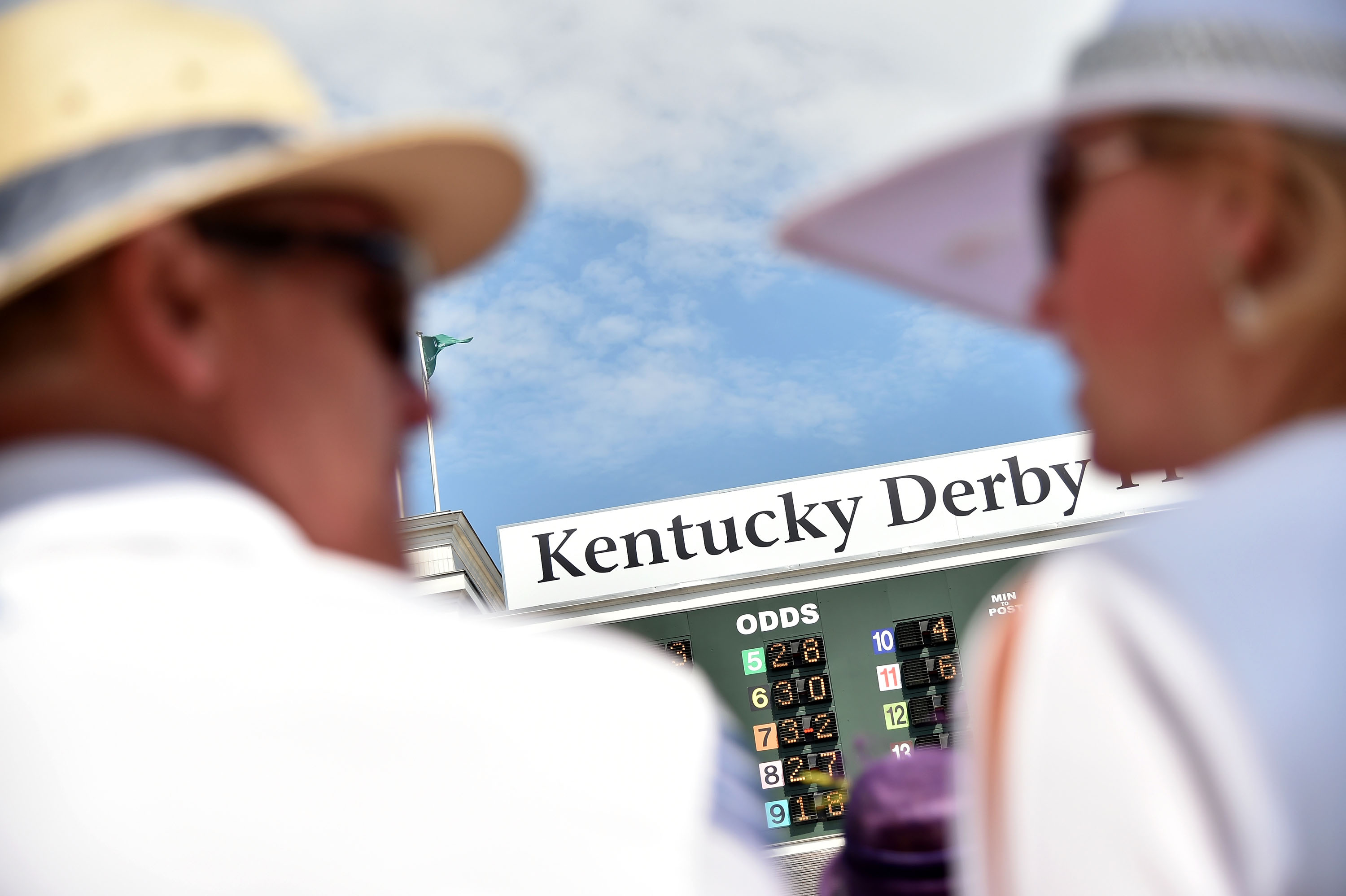 LOUISVILLE, KY - MAY 07:  View of odds board during the 142nd Kentucky Derby at Churchill Downs on May 07, 2016 in Louisville, Kentucky.  (Photo by Mike Coppola/Getty Images for Churchill Downs)