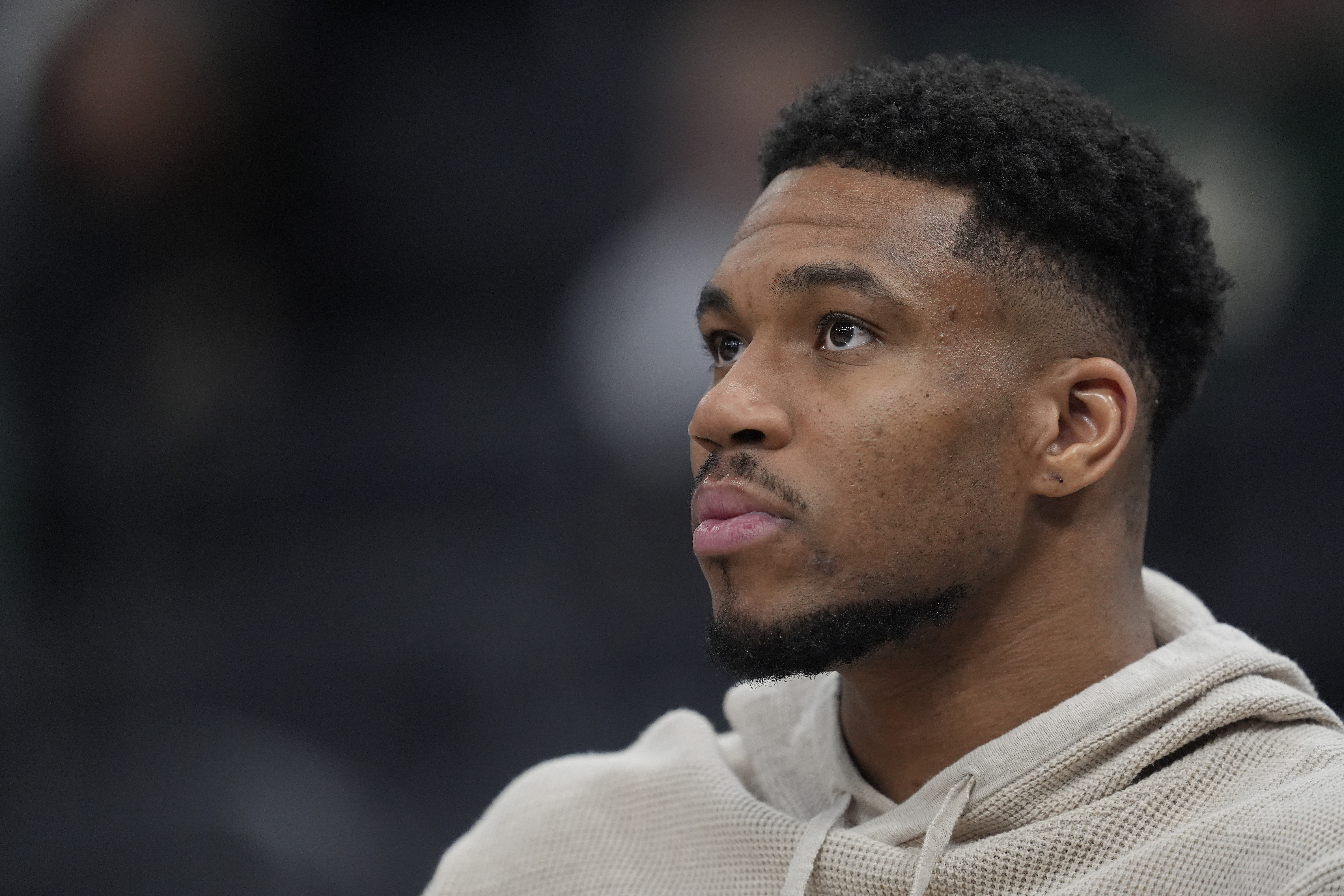 Giannis Antetokounmpo said that his future with the Bucks is "not up to me." He also declined to commit to signing a contract extension if one was offered.