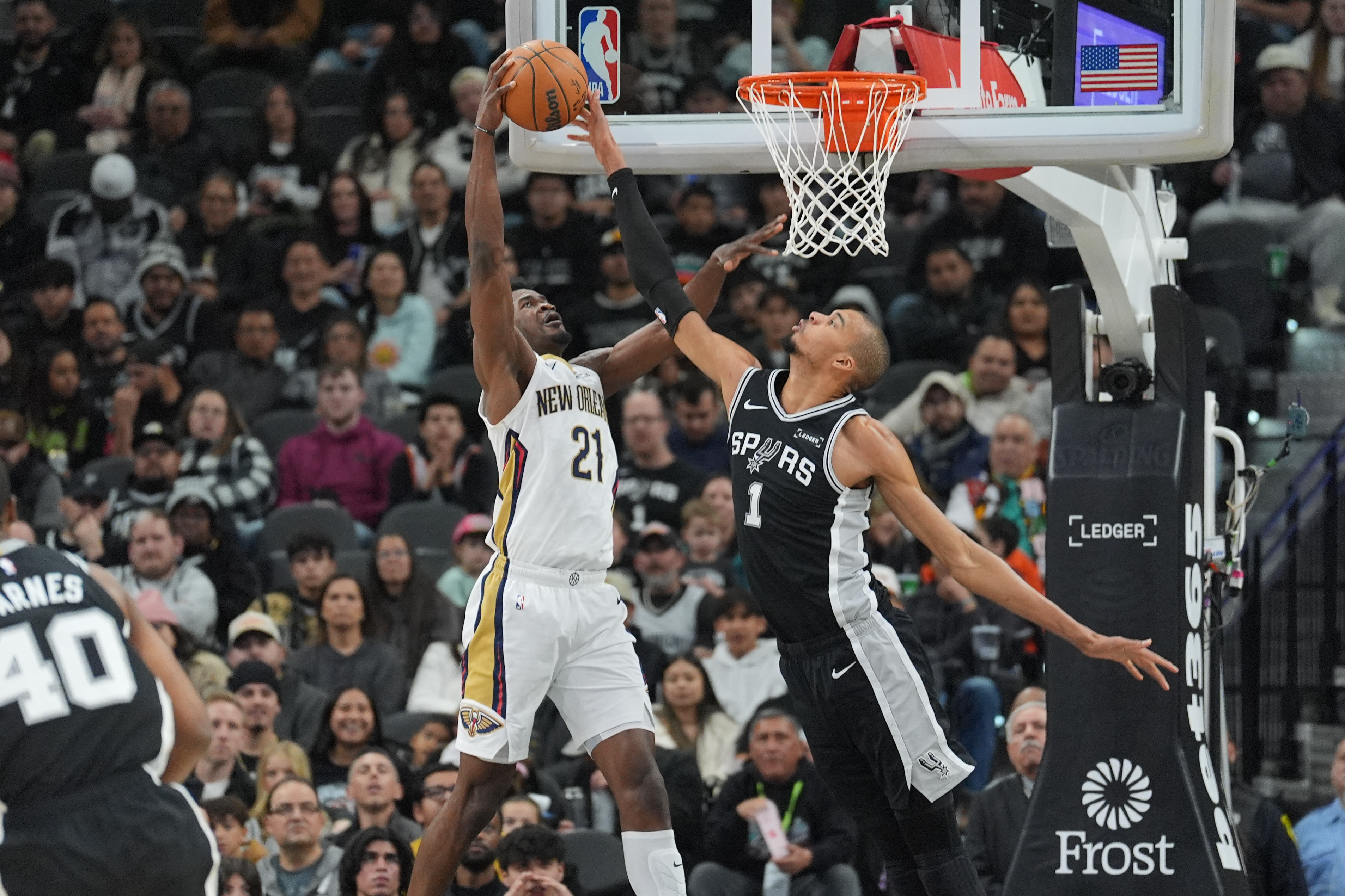 Victor Wembanyama's 3.1 blocks per game were 1.2 more than anybody else in the NBA.