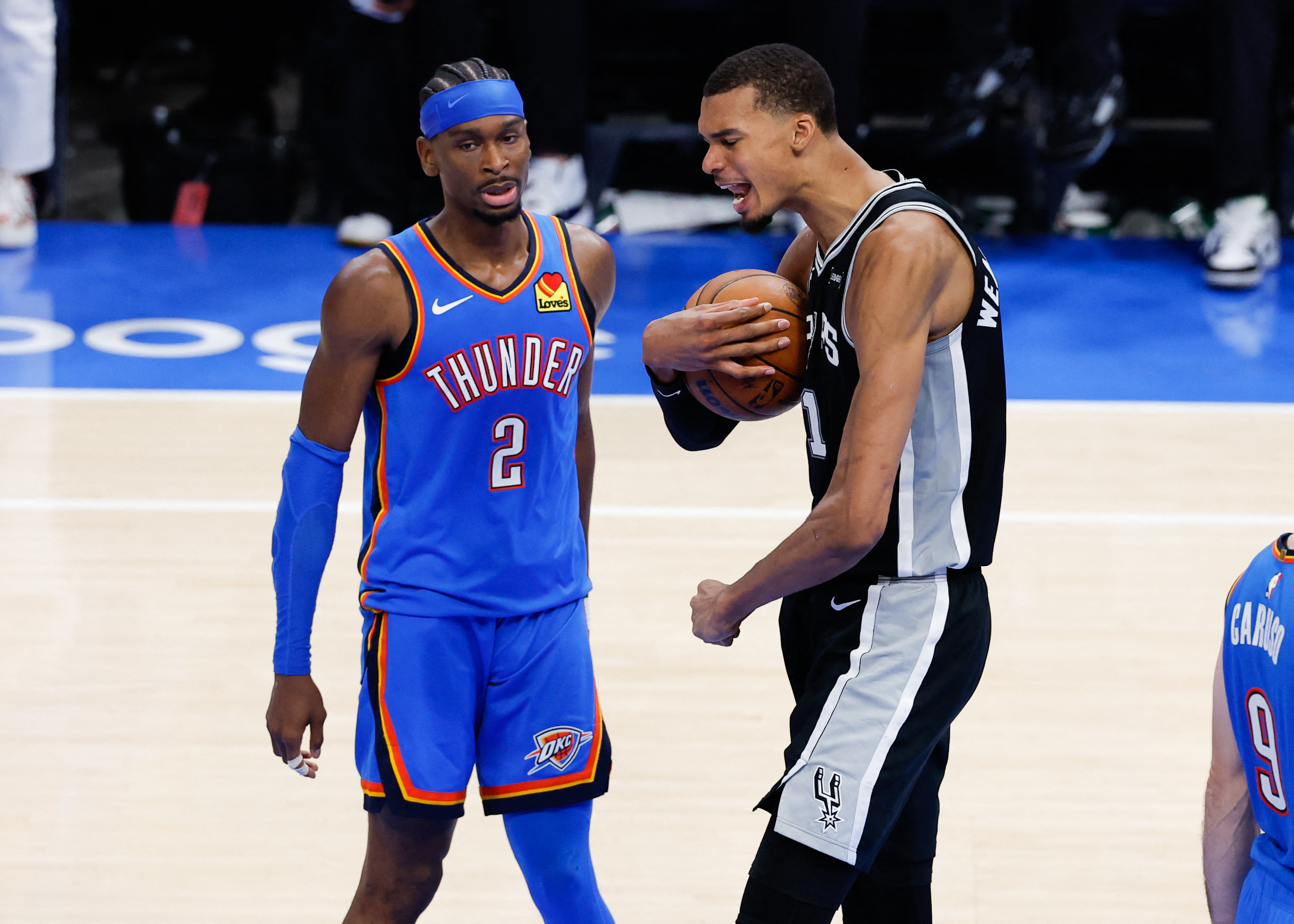 Victor Wembanyama watched Shai Gilgeous-Alexander win MVP, then thoroughly outplayed the Thunder guard to lead his Spurs to victory.