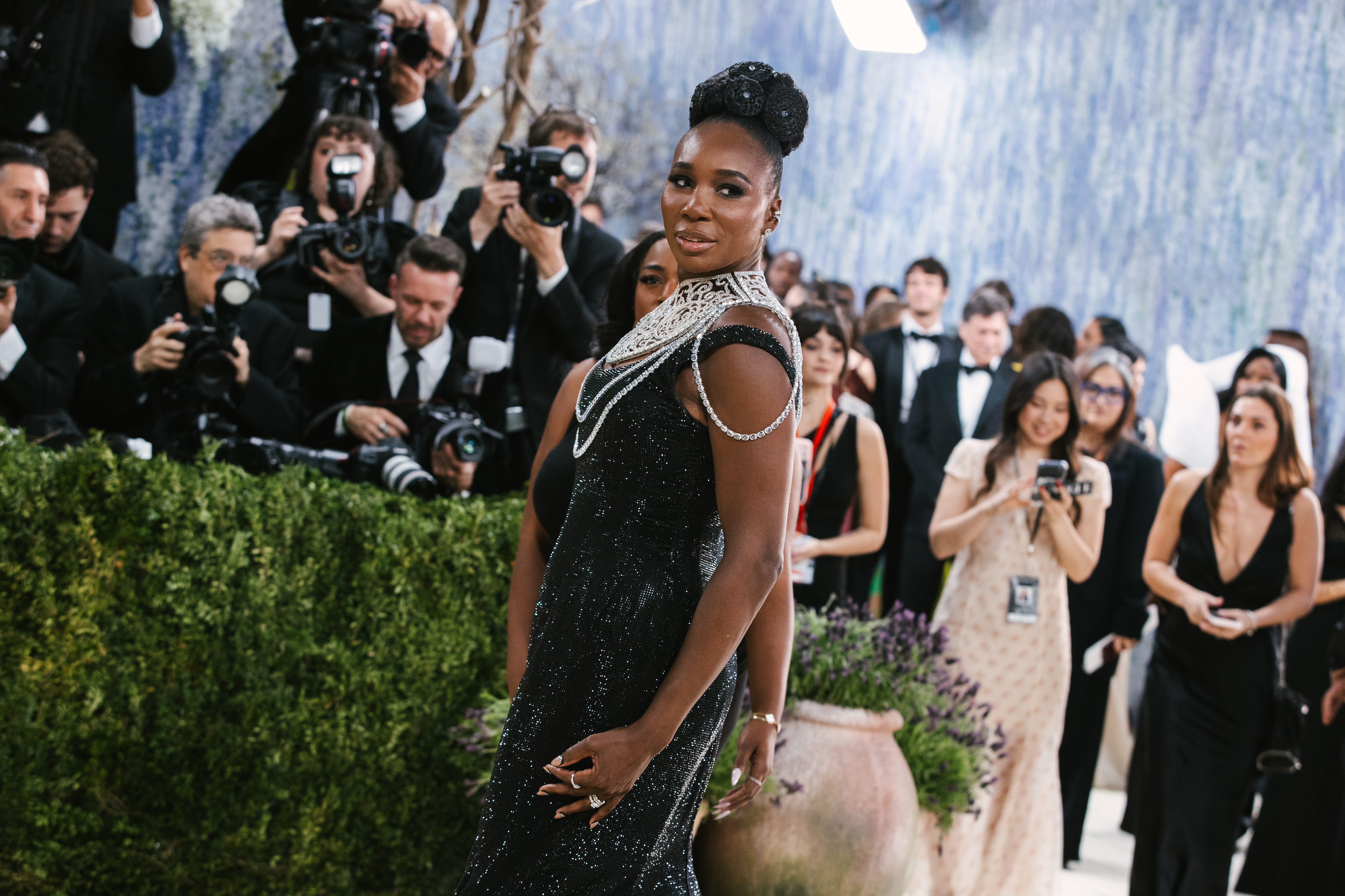 Venus Williams at The 2026 Met Gala Celebrating "Costume Art" held at The Metropolitan Museum of Art on May 04, 2026 in New York, New York. (Photo by Lexie Moreland/WWD via Getty Images)