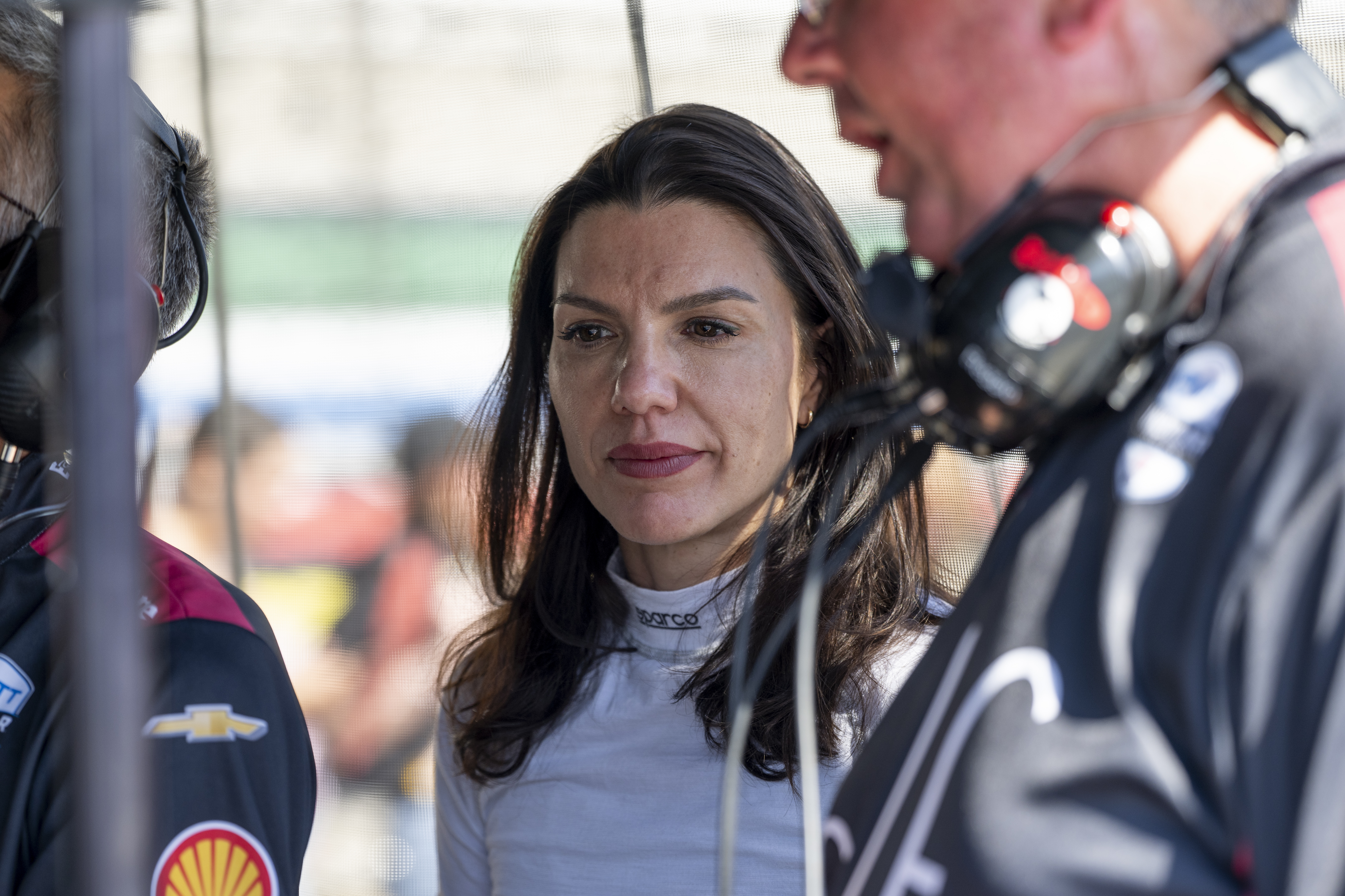 INDIANAPOLIS, INDIANA - MAY 12: #11: Katherine Legge, HMD Motorsports with AJ Foyt Racing Chevrolet during the NTT INDYCAR Series The 110th Running of the Indianapolis 500 - Practice & Previews on May 12, 2026 in Indianapolis, Indiana. (Photo by Geoff Miller/Lumen via Getty Images)