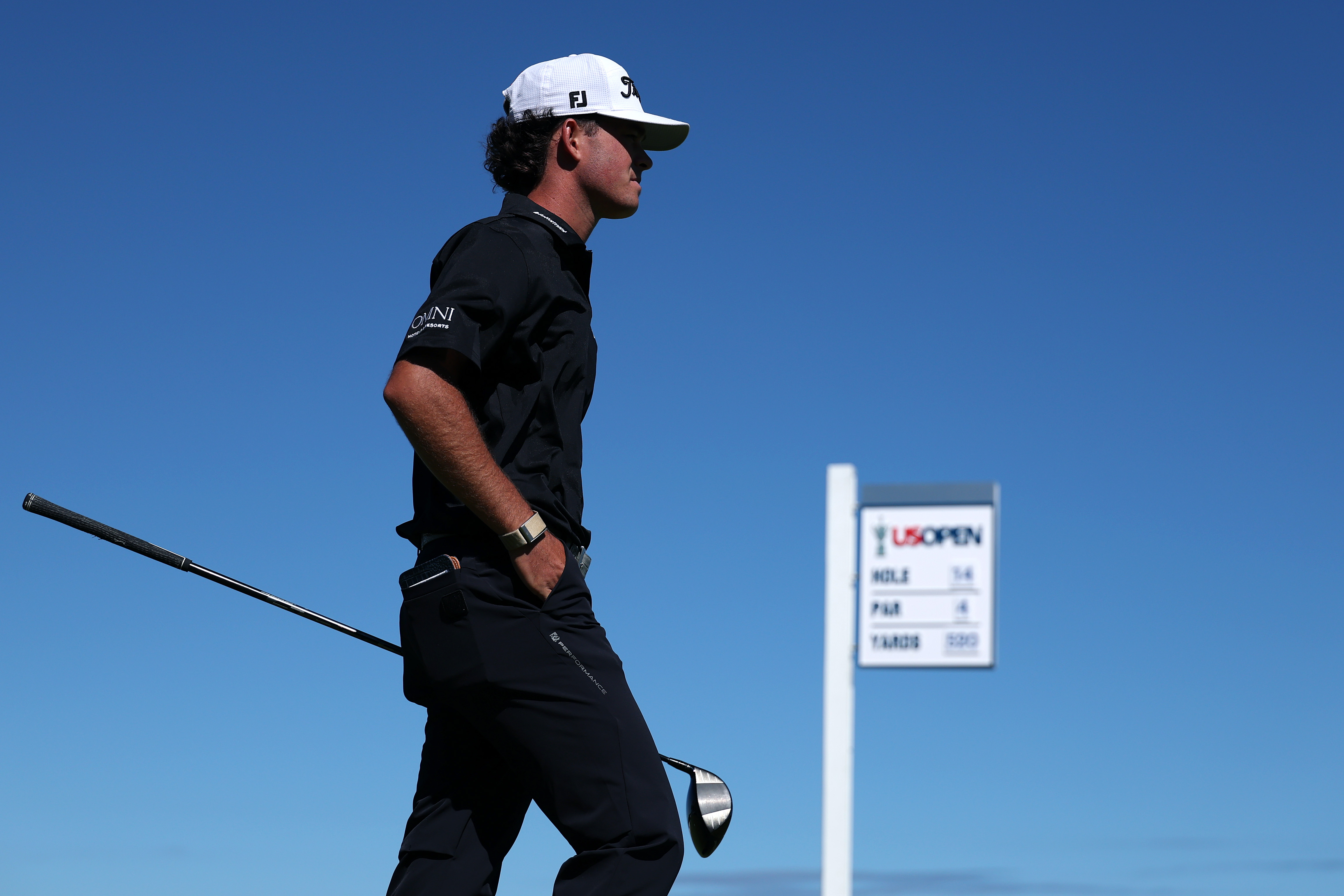 SOUTHAMPTON, NEW YORK - JUNE 15: Jackson Koivun of the United States walks from the 14th hole prior to the 126th 2026 U.S. OPEN at Shinnecock Hills Golf Club on June 15, 2026 in Southampton, New York. (Photo by Andrew Redington/Getty Images)