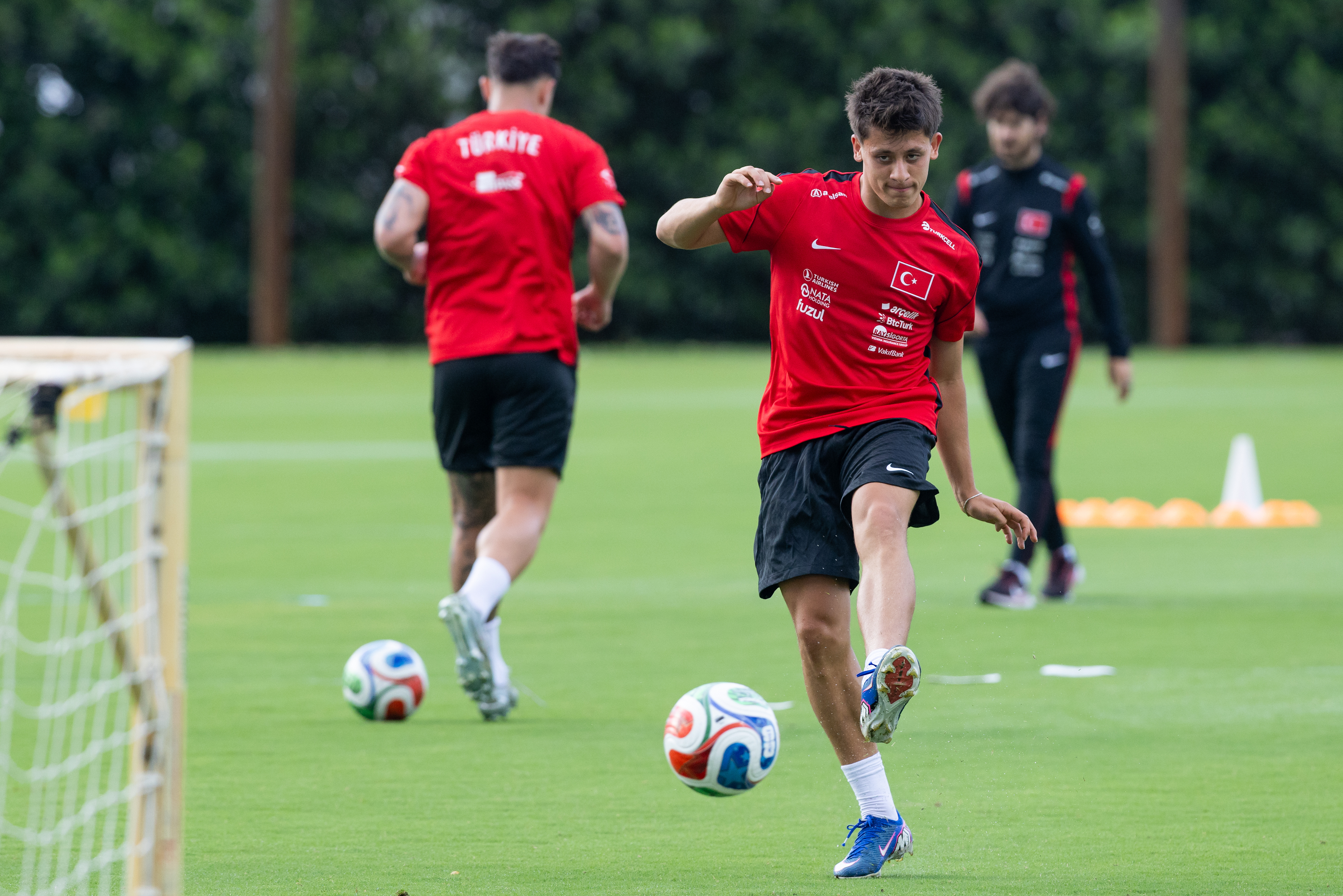 MIAMI, FLORIDA, UNITED STATES - JUNE 3: Arda Guler of Turkiye train as preparations begin for the upcoming FIFA World Cup. Miami, Florida, U.S., June, 3, 2026. (Photo by Mostafa Bassim/Anadolu via Getty Images)