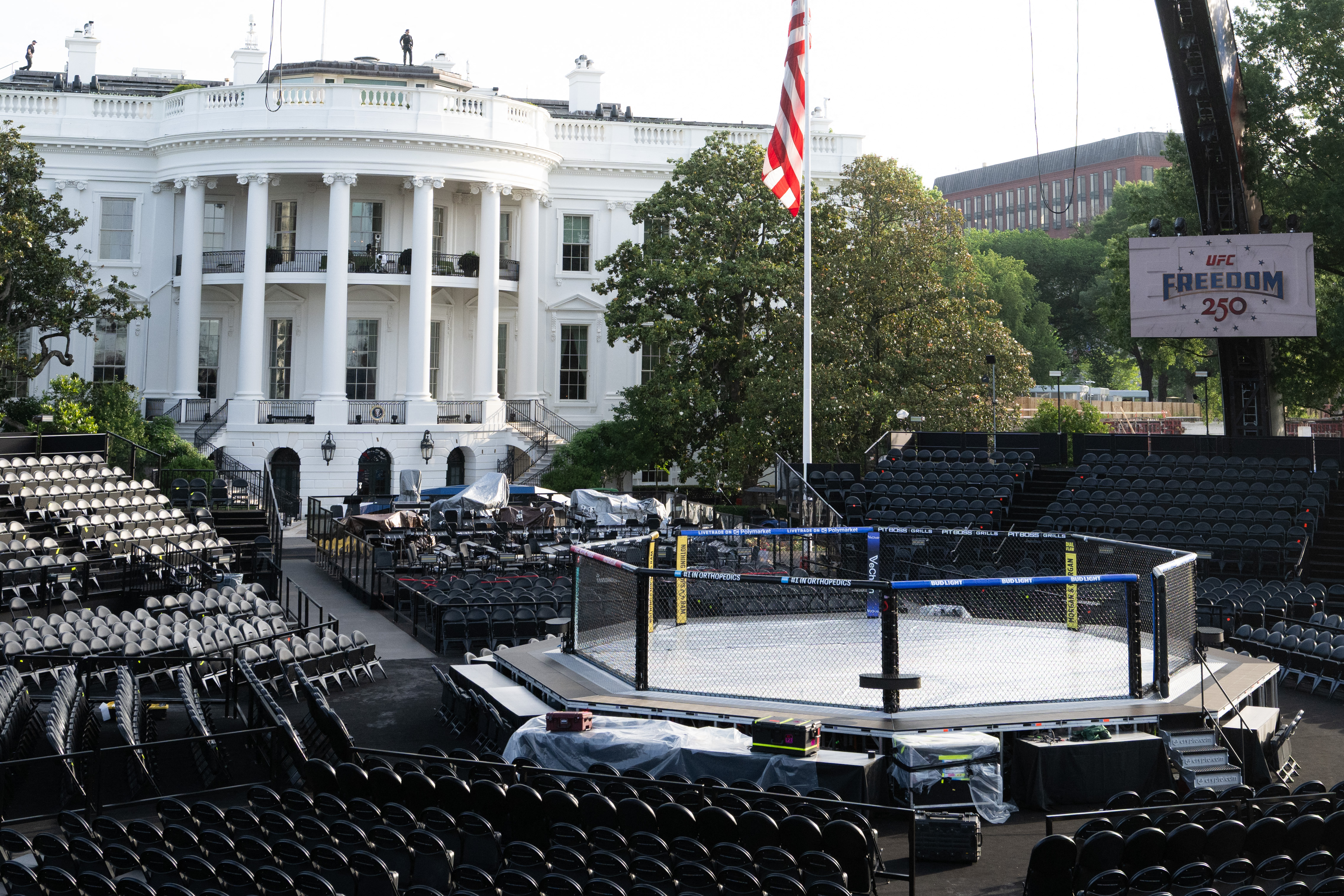A home game for the Secret Service: What does security look like for UFC Freedom 250 on the White House lawn?