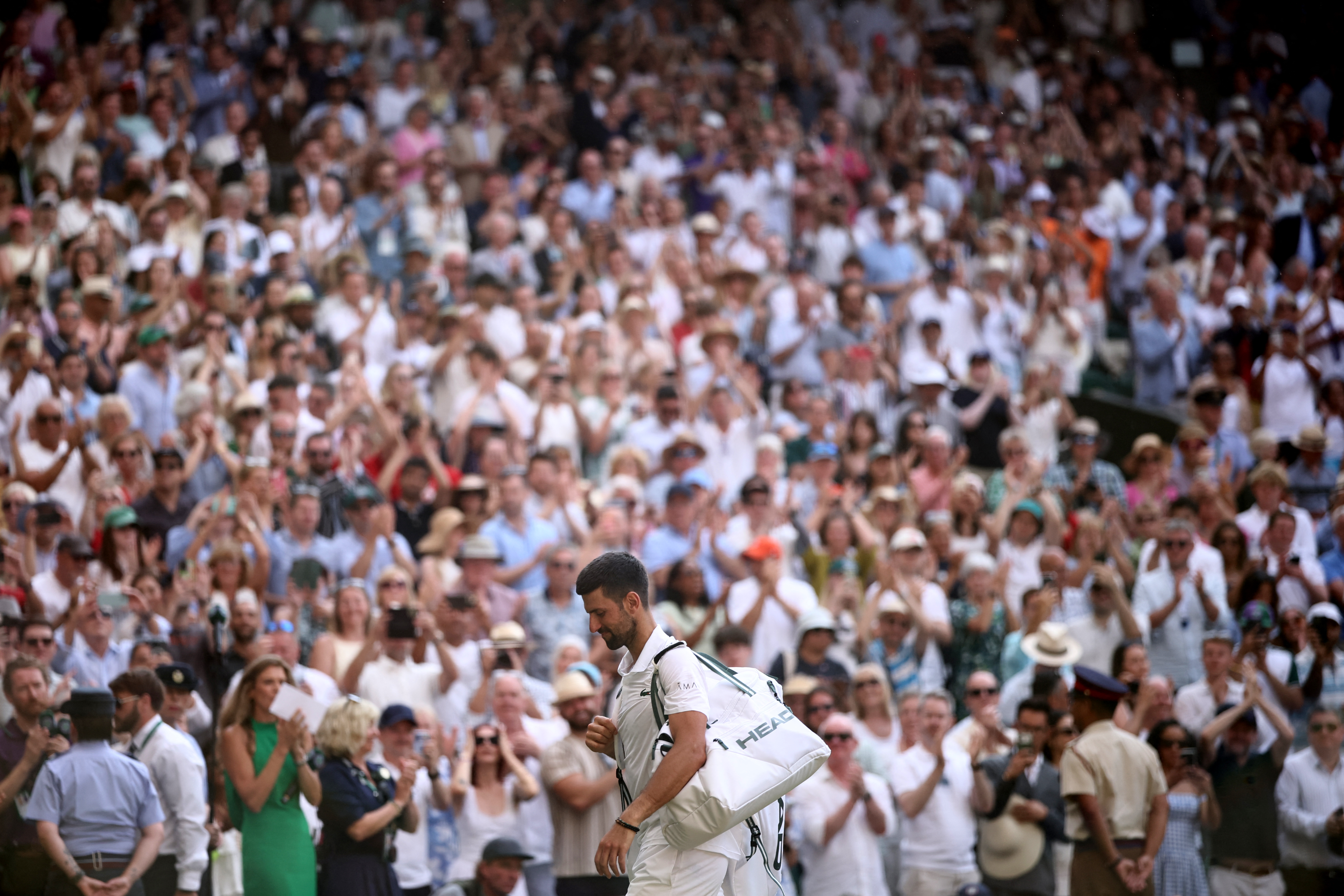 Wimbledon: The race for Grand Slam No. 25 is over for Novak Djokovic