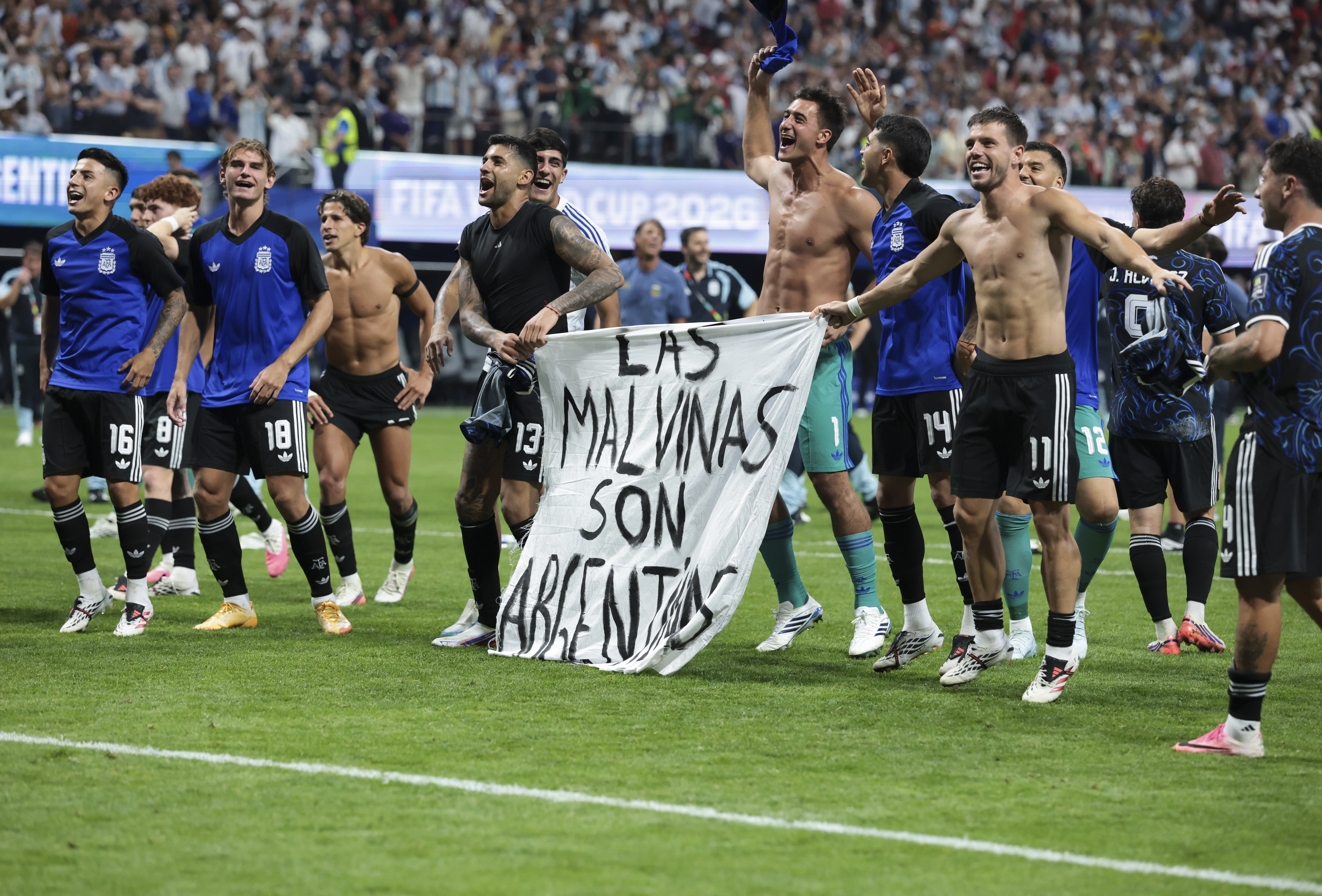 World Cup: Argentina invokes Falklands War in celebration after beating England — 'Las Malvinas son Argentinas'