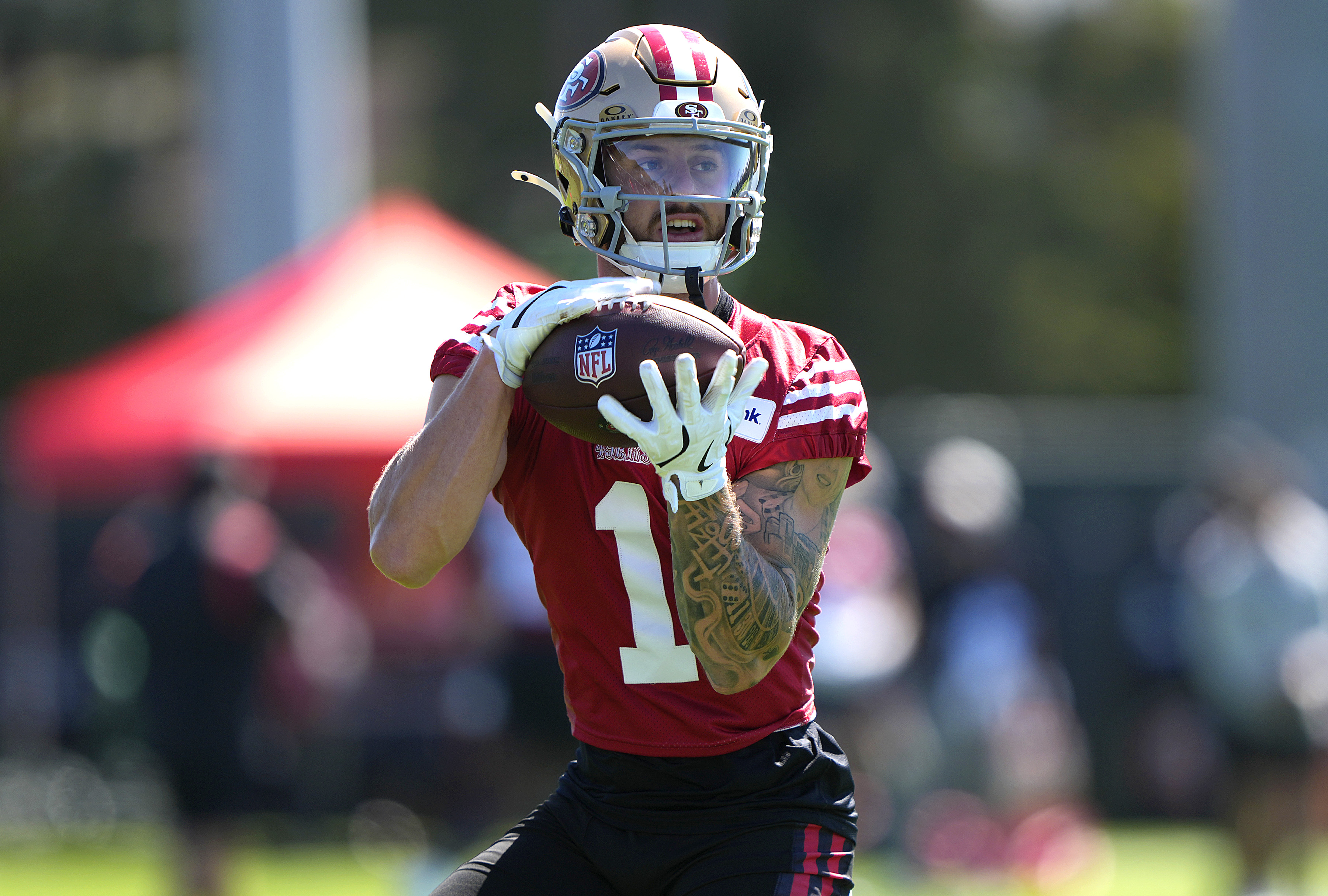 Ricky Pearsall is one of many key players who have already suffered an injury in training camp. (Photo by Thearon W. Henderson/Getty Images)