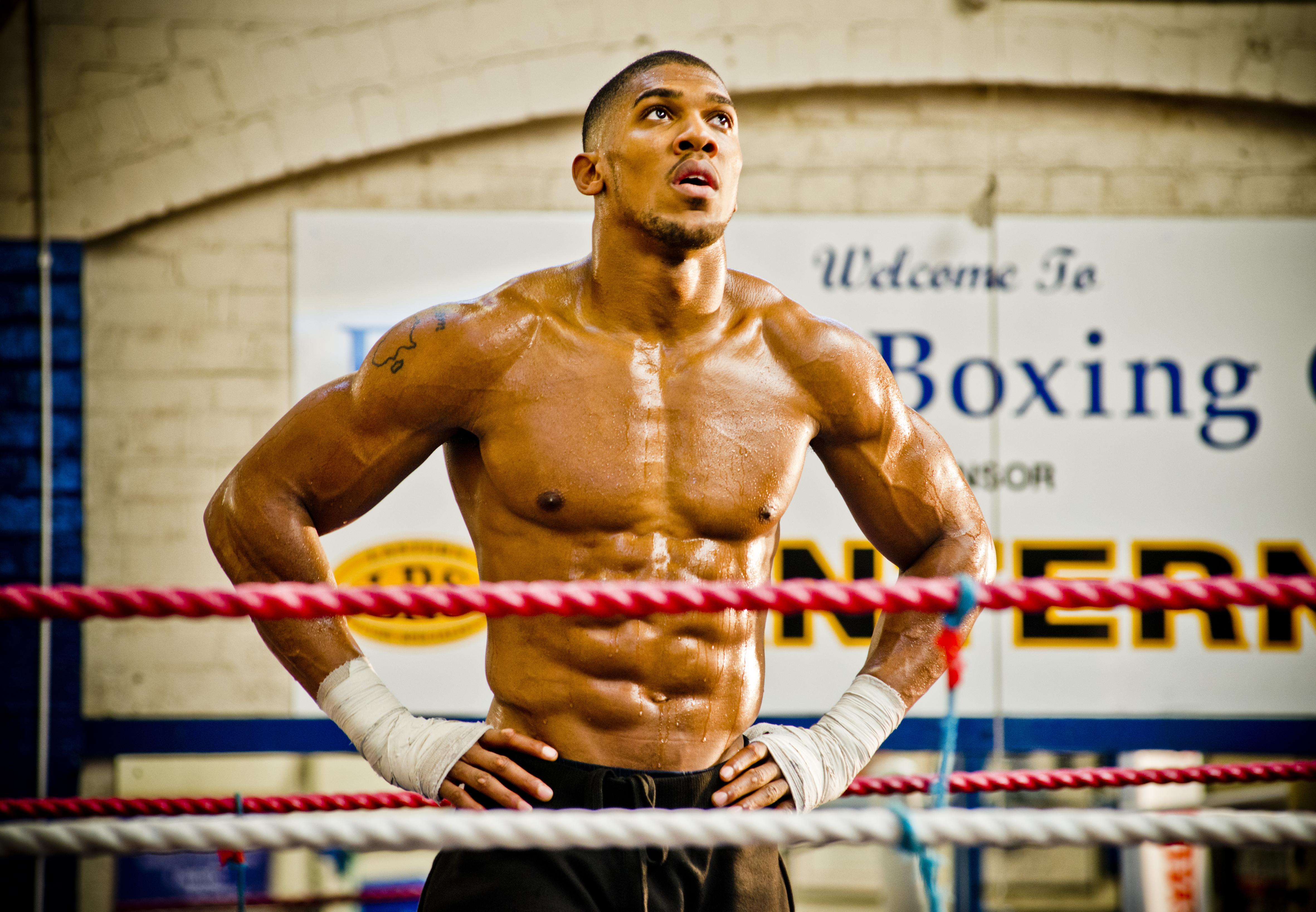 Anthony Joshua, British boxer, at Finchley Boxing Club, 23rd October 2013. (Photo by Dick Barnatt/Getty Images)