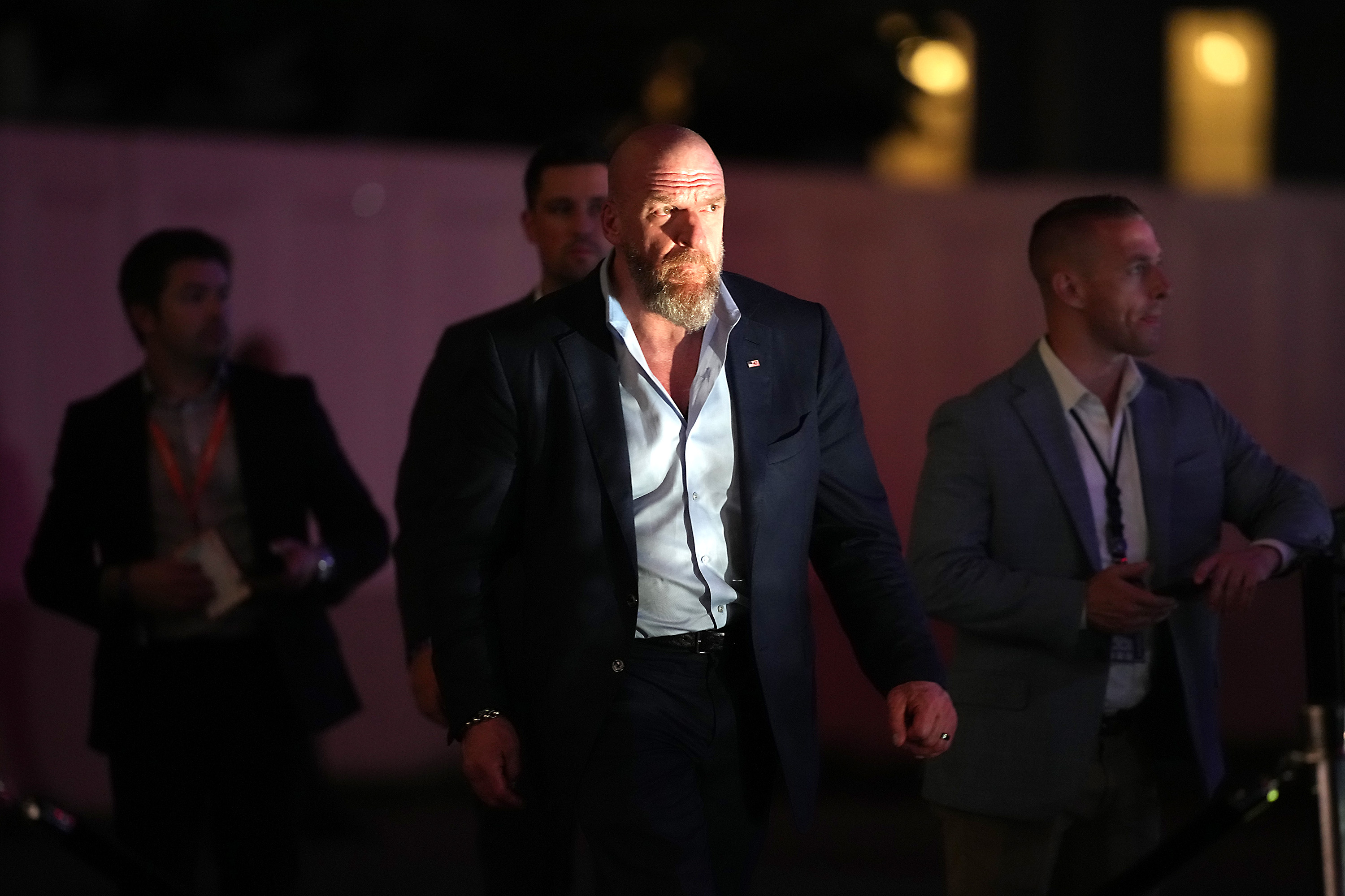 WASHINGTON, DC - JUNE 15: Paul Michael Levesque "Triple H", Chief content officer of WWE, attends UFC Freedom 250 on the South Lawn of the White House on June 15, 2026 in Washington, DC. President Trump is hosting a series of Ultimate Fighting Championship matches on his 80th birthday, which the White House is calling "a once-in-a-generation celebration of the American fighting spirit." (Photo by Andrew Harnik/Getty Images)