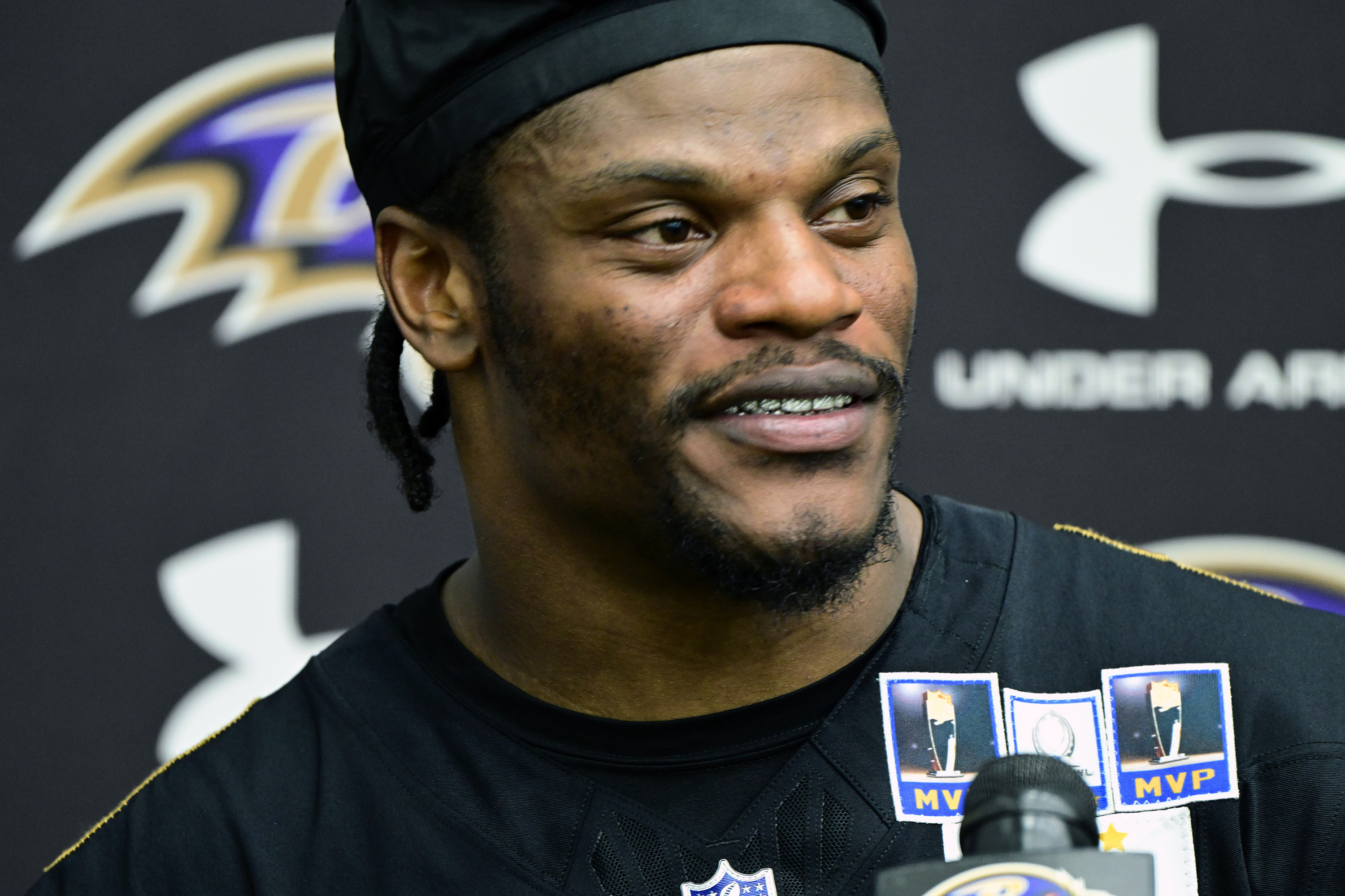 Baltimore Ravens quarterback Lamar Jackson was No. 2 on the NFL's top 100 list last year. (Kevin Richardson/Baltimore Sun/Tribune News Service via Getty Images)