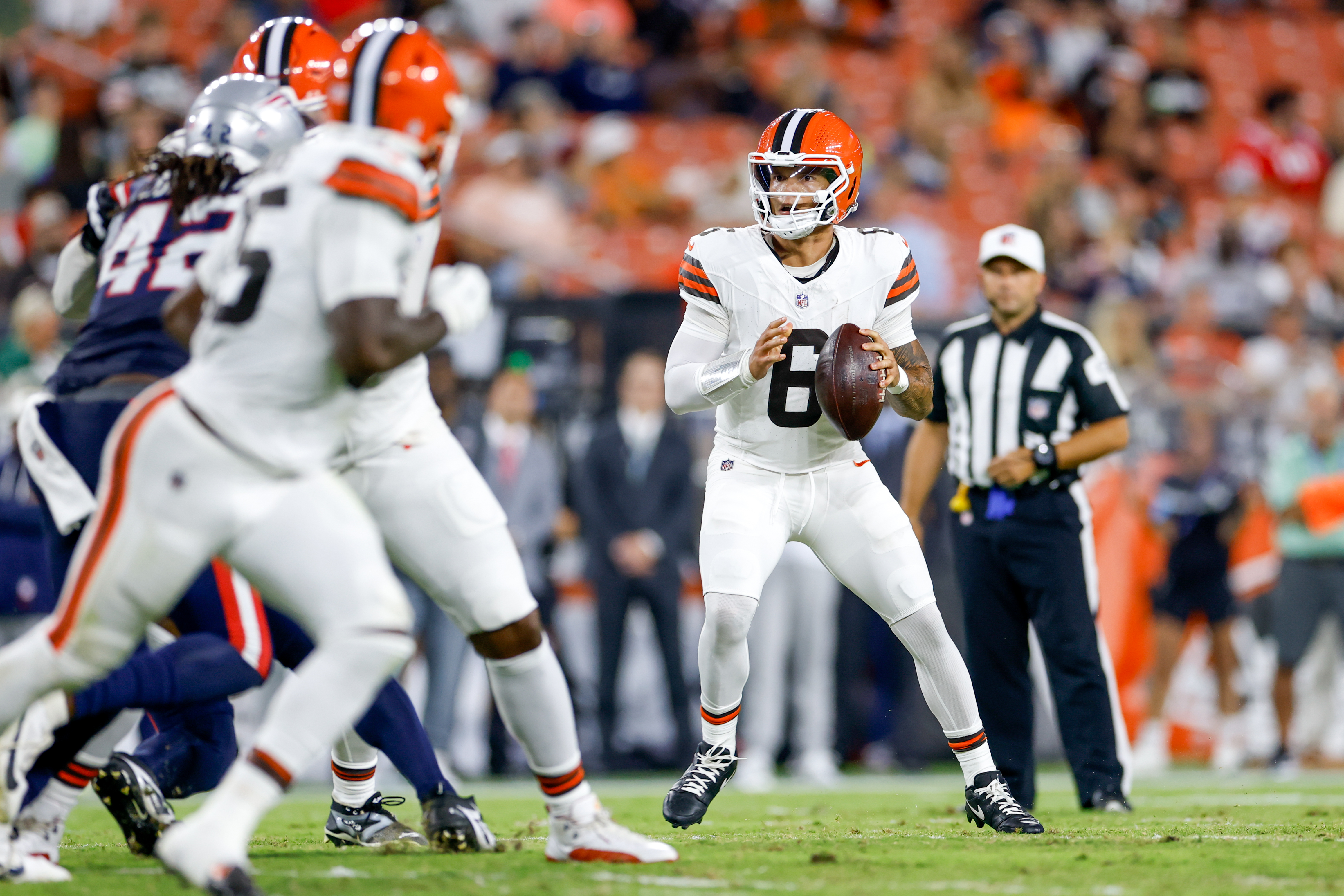 Dillon Gabriel, an afterthought in Browns' QB competition, has a fantastic preseason finale