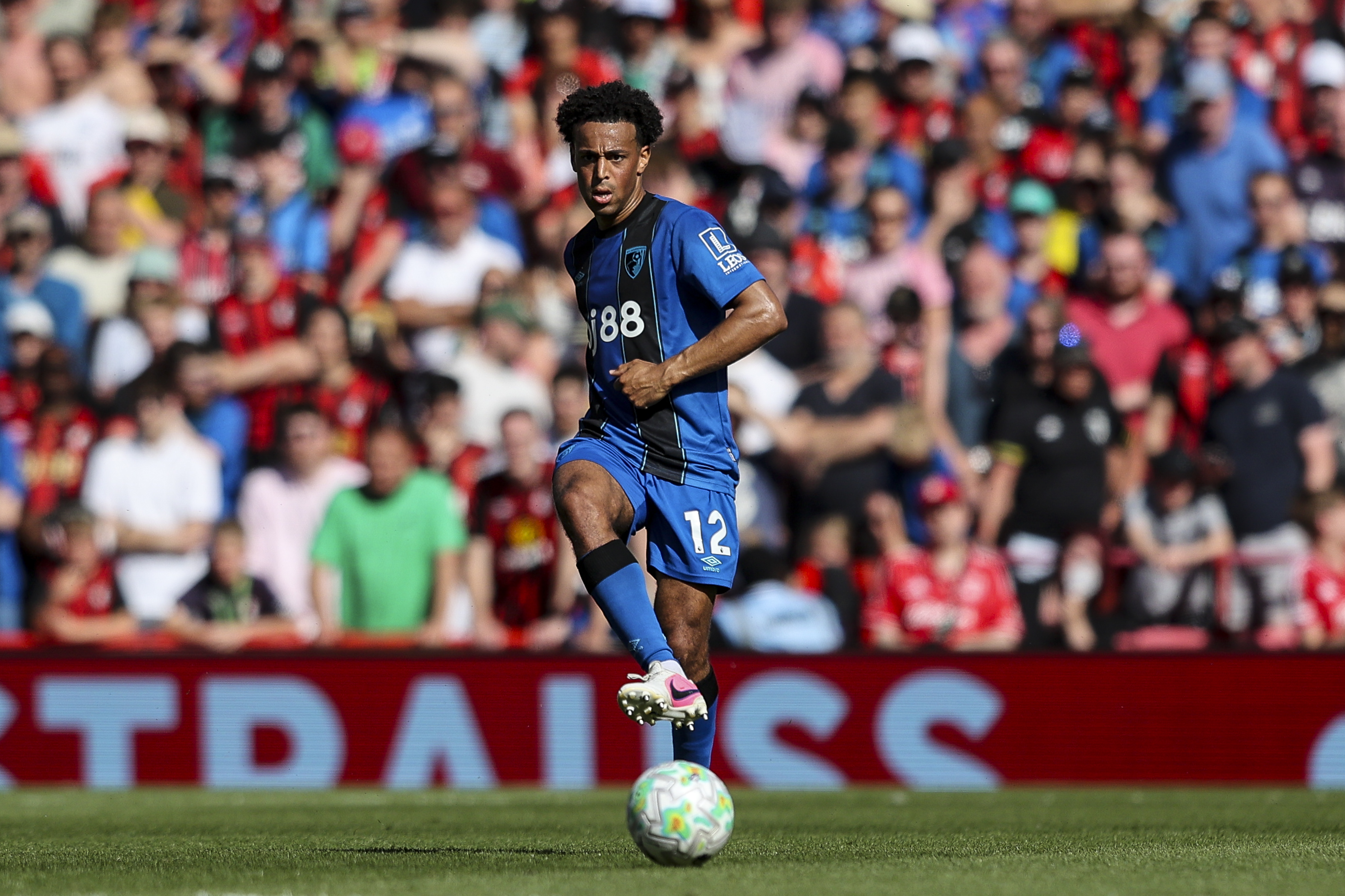 NOTTINGHAM, ENGLAND - MAY 24: Tyler Adams of Bournemouth during the Premier League match between Nottingham Forest and Bournemouth at City Ground on May 24, 2026 in Nottingham, England. (Photo by Robin Jones - AFC Bournemouth/AFC Bournemouth via Getty Images)