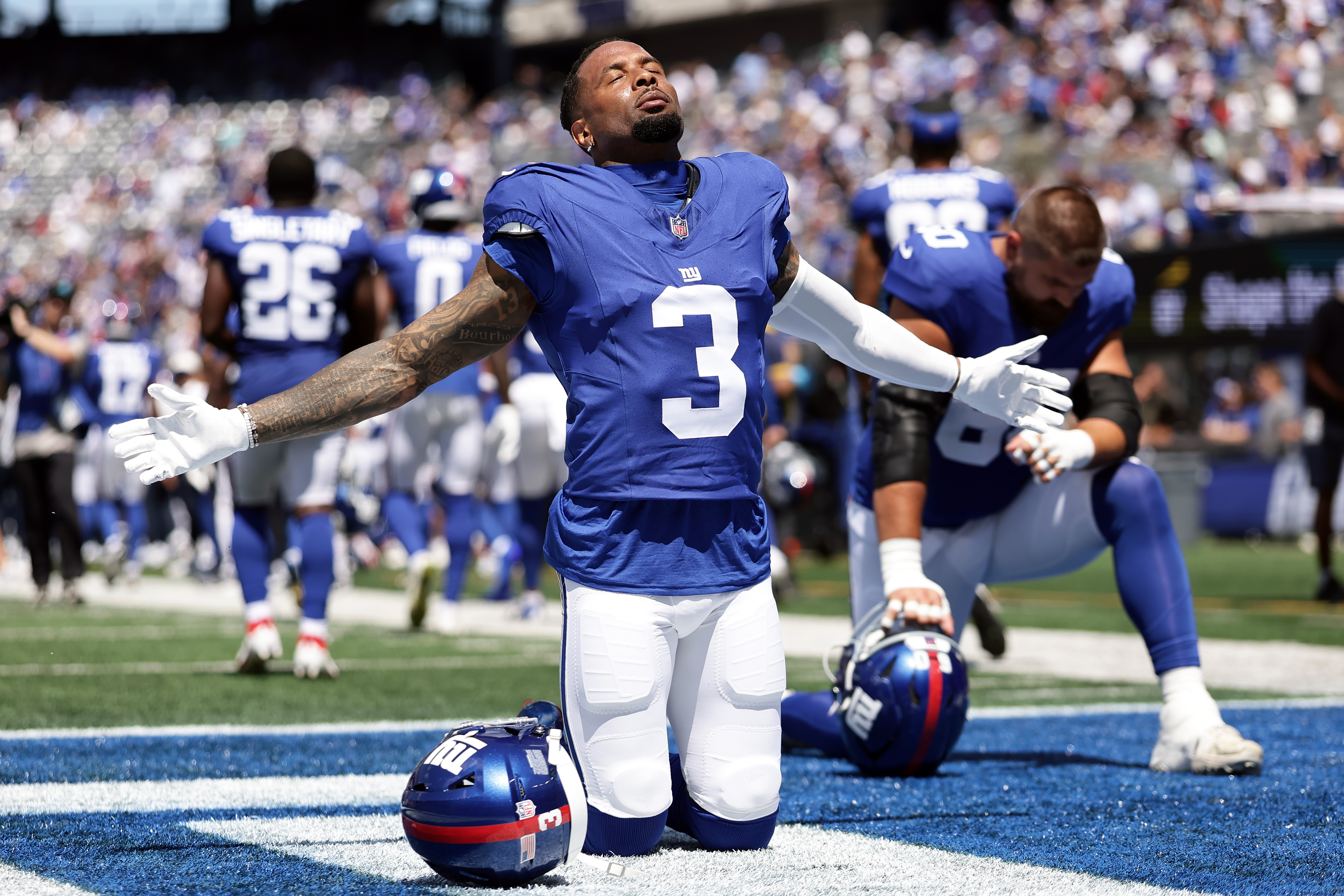 On the bubble? Giants WR Odell Beckham Jr., Steelers RB Kaleb Johnson among those who might not make 53-man roster