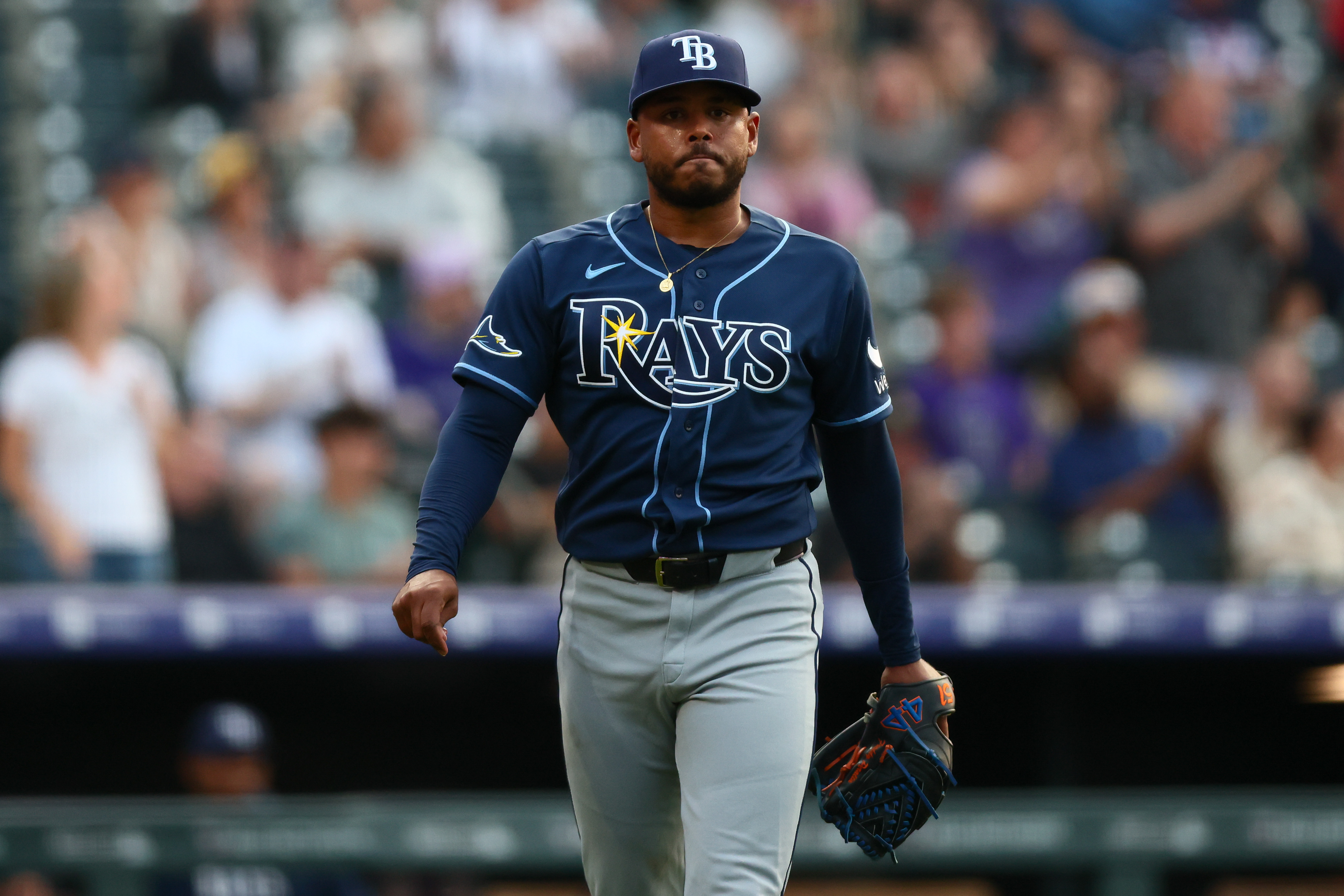 Freddy Peralta gives up 7 runs in debut with Rays as struggles on the mound continue