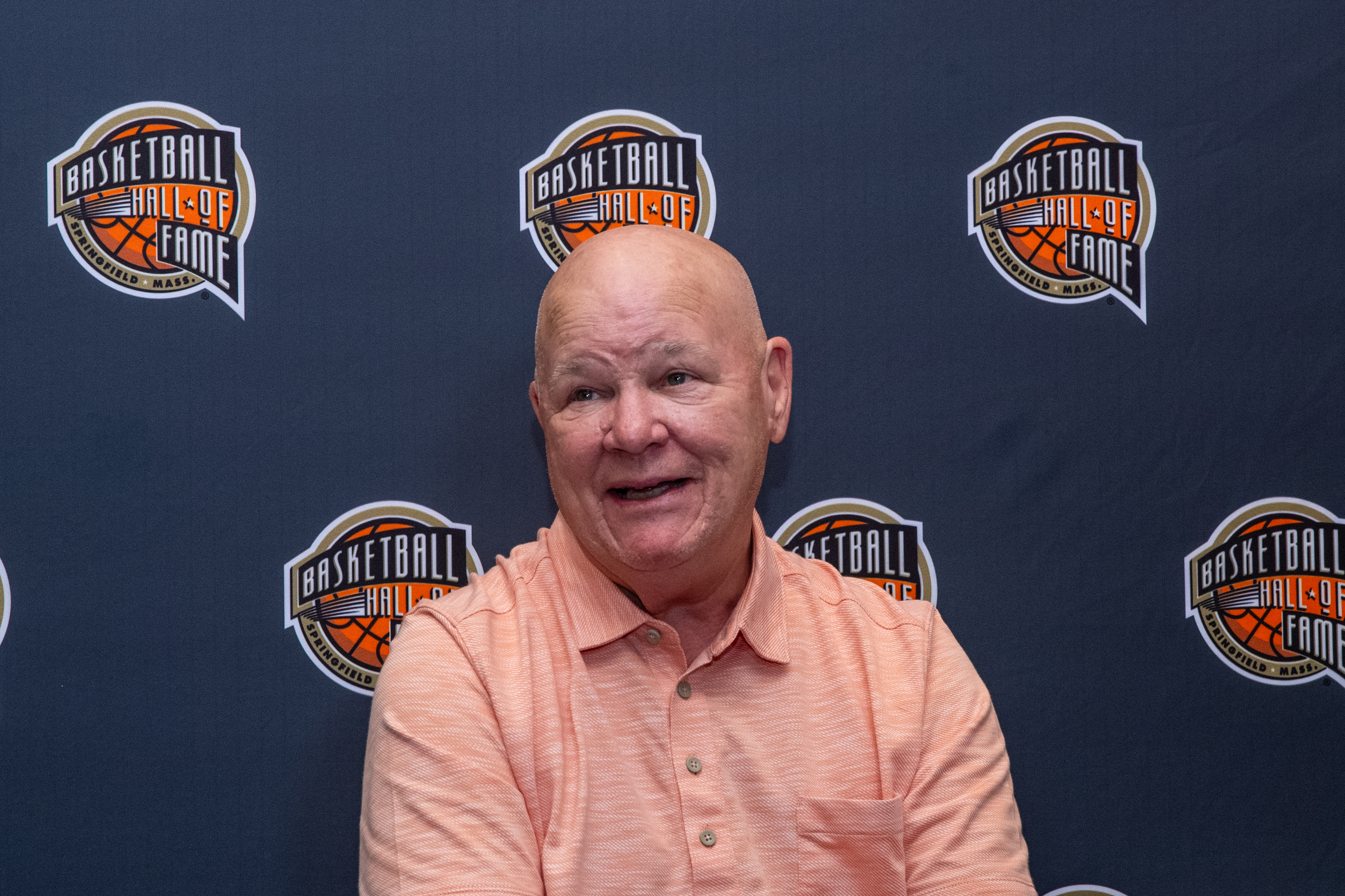 UNCASVILLE, CT - AUGUST 14: Inductee Joey Crawford during the Class of 2026 Media Availability as part of the 2026 Naismith Basketball Hall of Fame Enshrinement Ceremony on August 14, 2026 at the Mohegan Sun Convention Center in Uncasville, CT. (Photo by Erica Denhoff/Icon Sportswire via Getty Images)