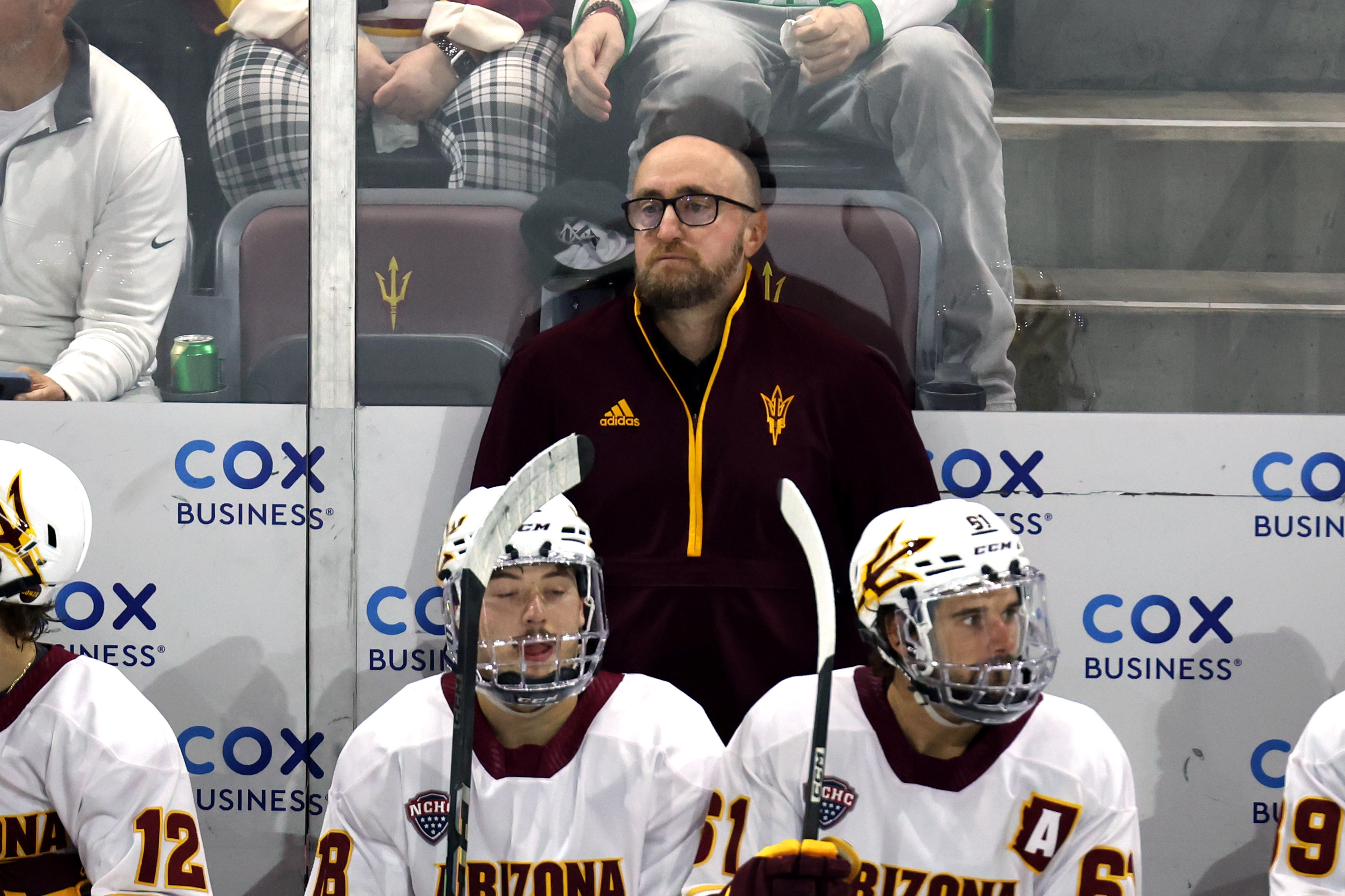 Arizona State hockey players ask school president to place coach on leave after workout left Matthew Mayich in a coma