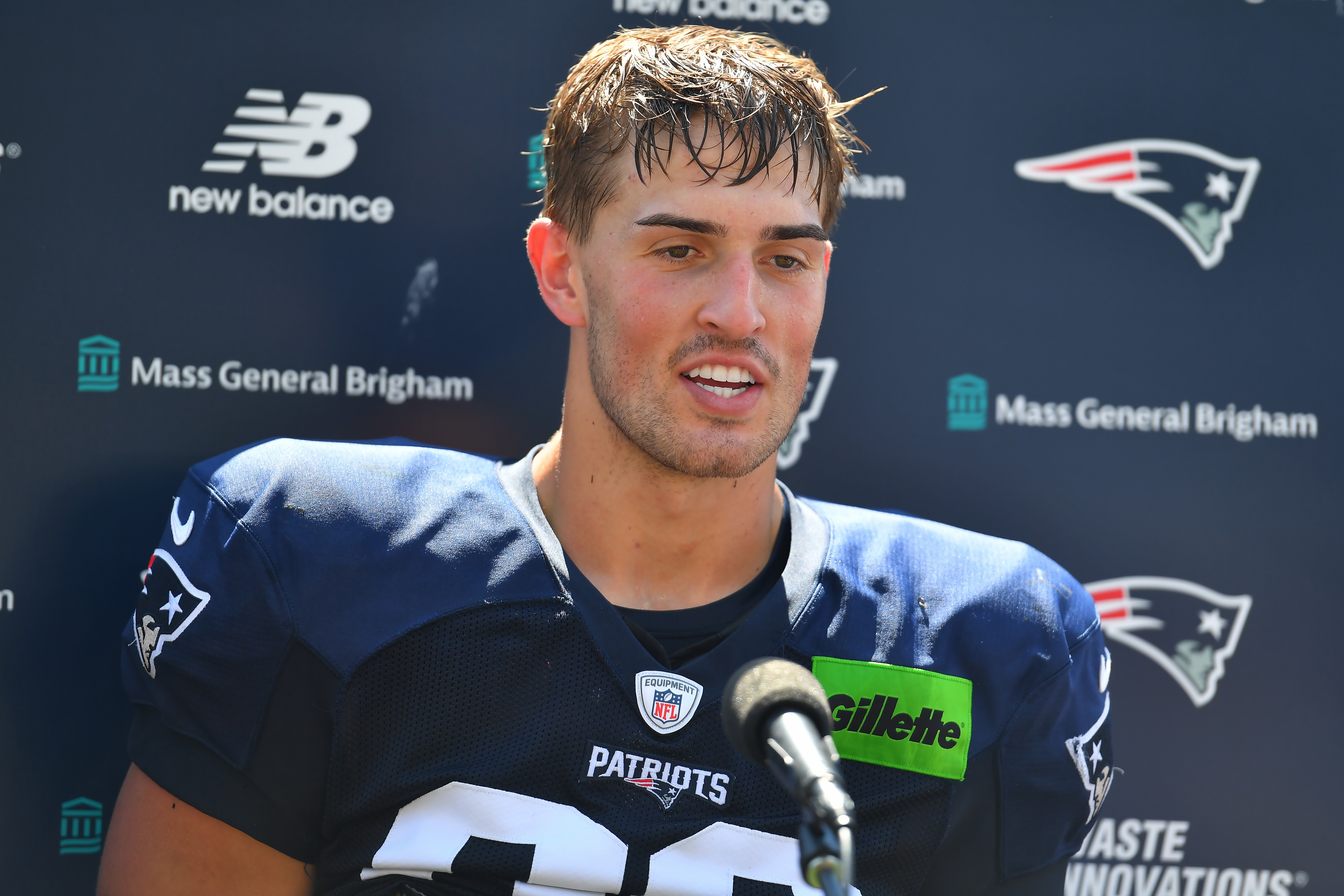In Super Bowl rematch, it's a Patriots rookie who surprisingly gets first TD of NFL season