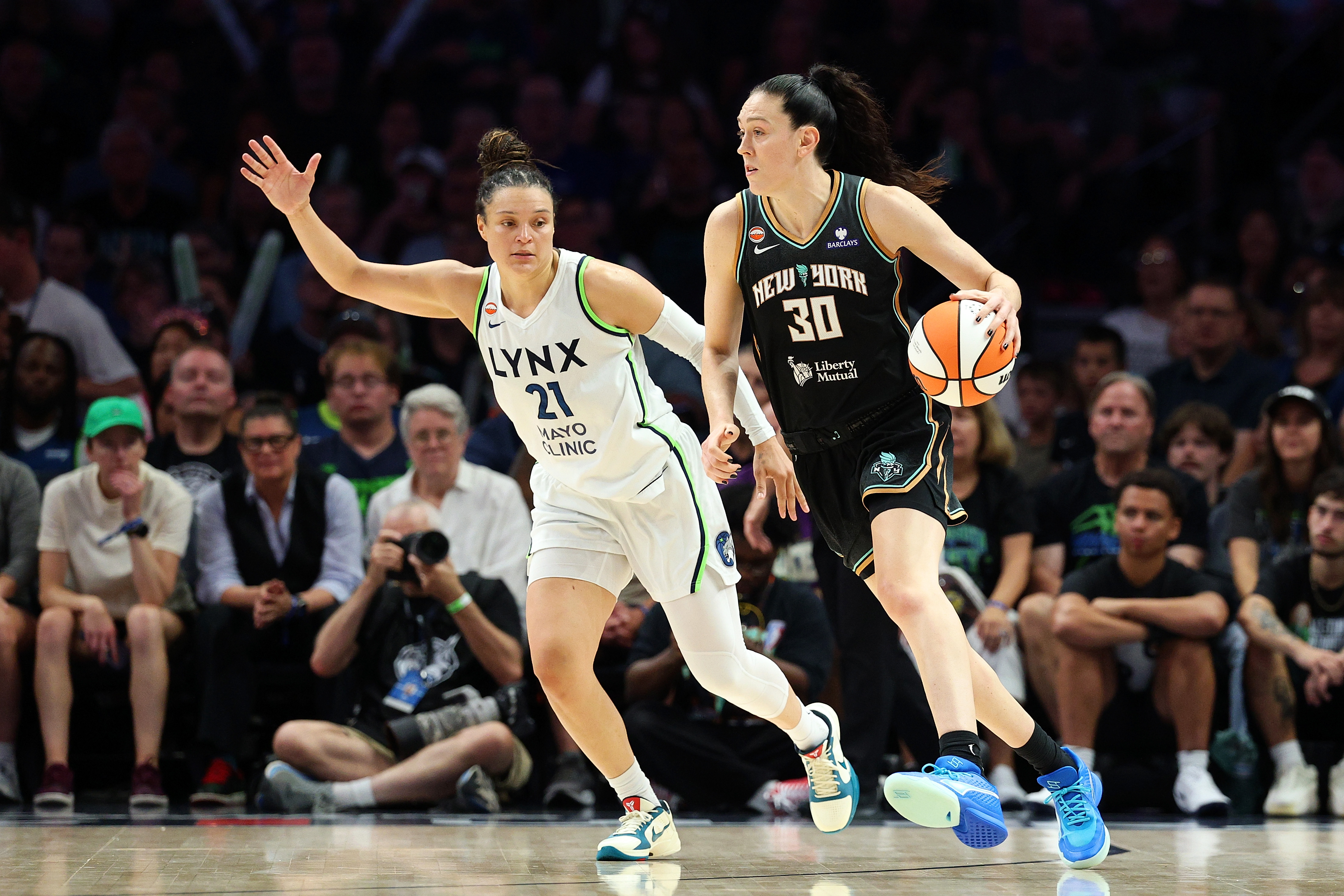 Liberty-Lynx? Superteams, again? Angel Reese vs. Caitlin Clark? First-round WNBA playoff series we want to see