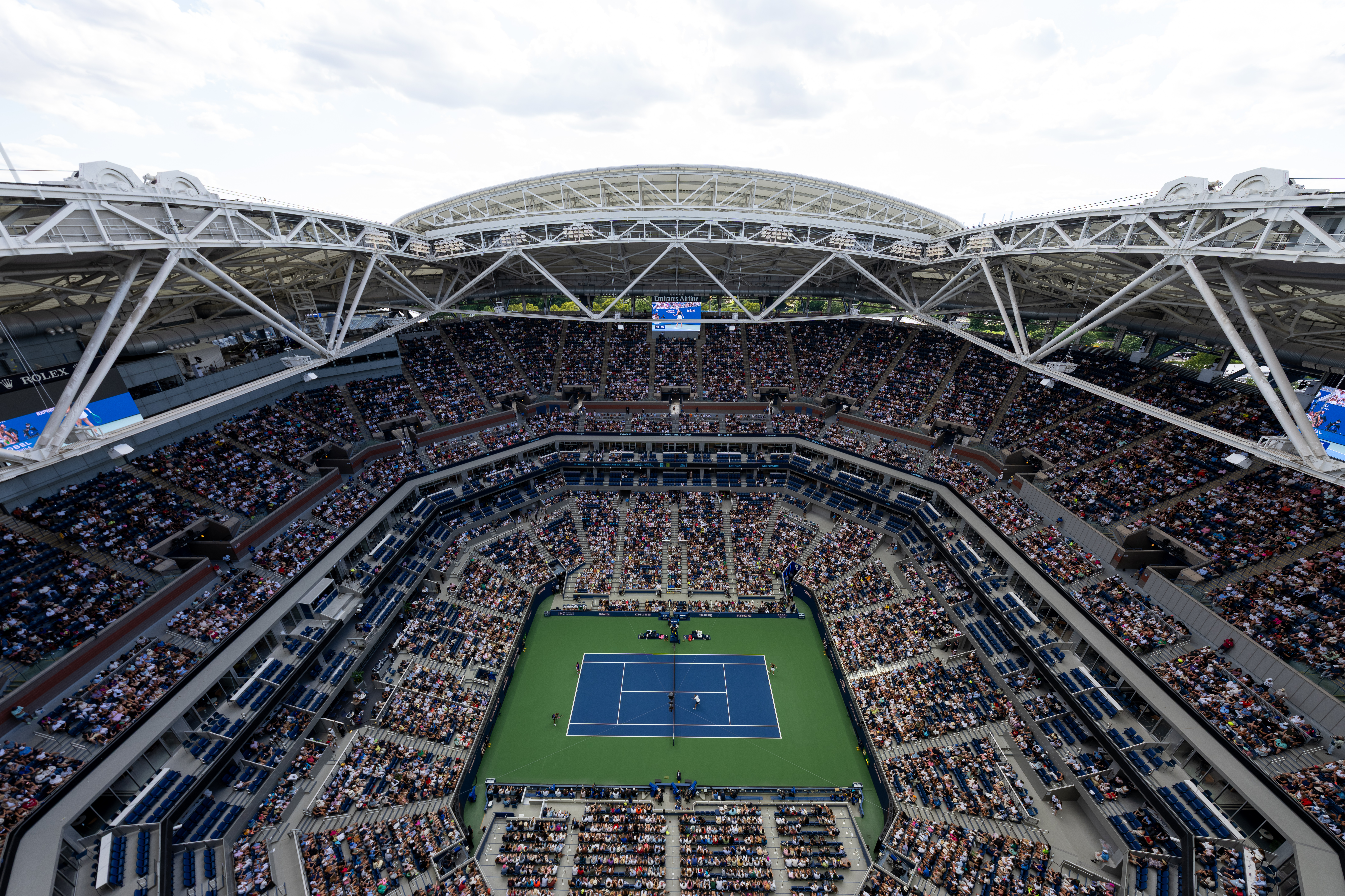 Welcome to the US Open. Please bring your wallet