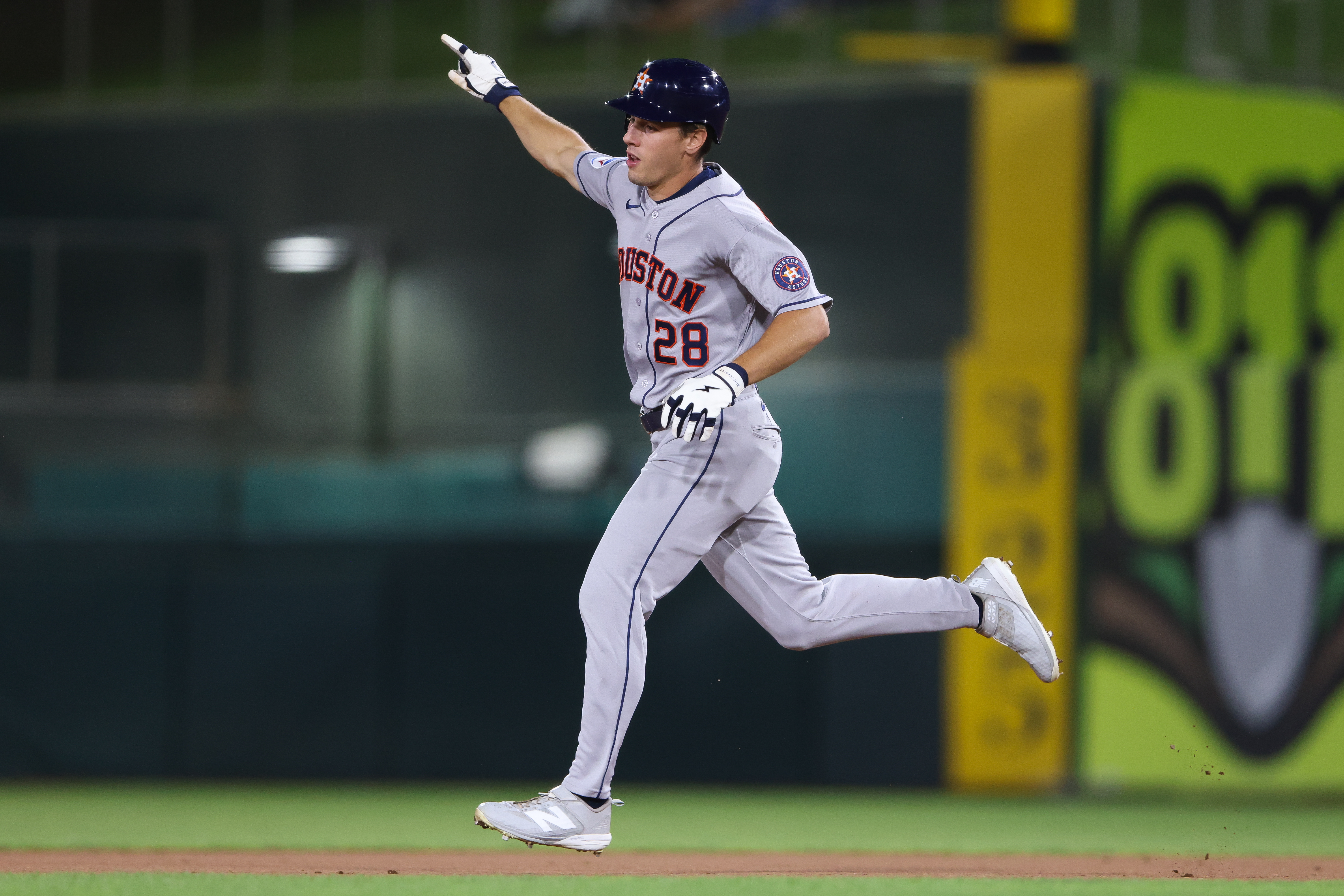 Astros rookie Lucas Spence hits his first 3 career homers in the same game