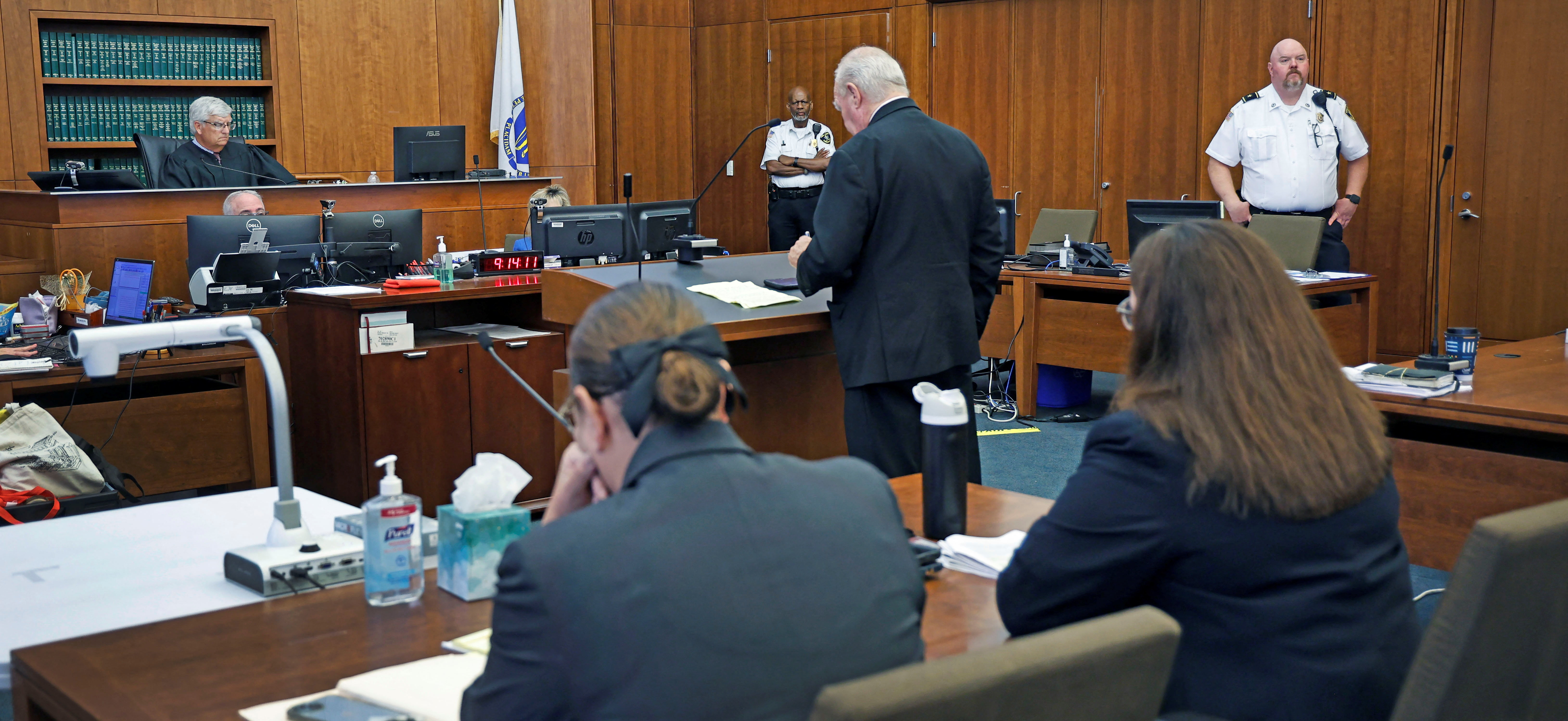 Defense attorney Kevin Reddington makes an argument, as the jury resumes deliberations, in Plymouth Superior Court, in Plymouth, Massachusetts, U.S., September 4, 2026. Greg Derr/Pool via REUTERS