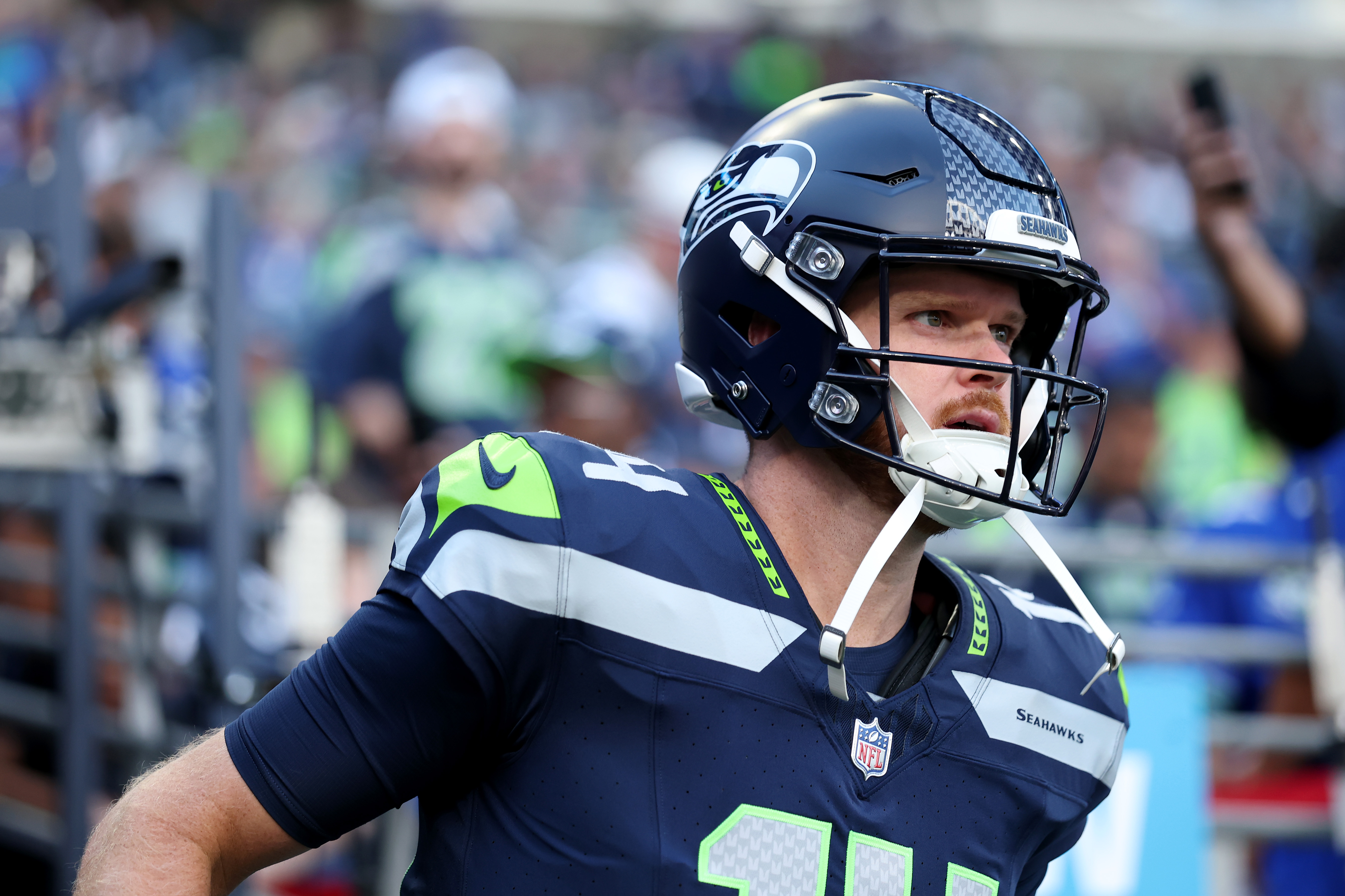 Sam Darnold out injured, Drew Lock is in at QB for Seahawks early in opener