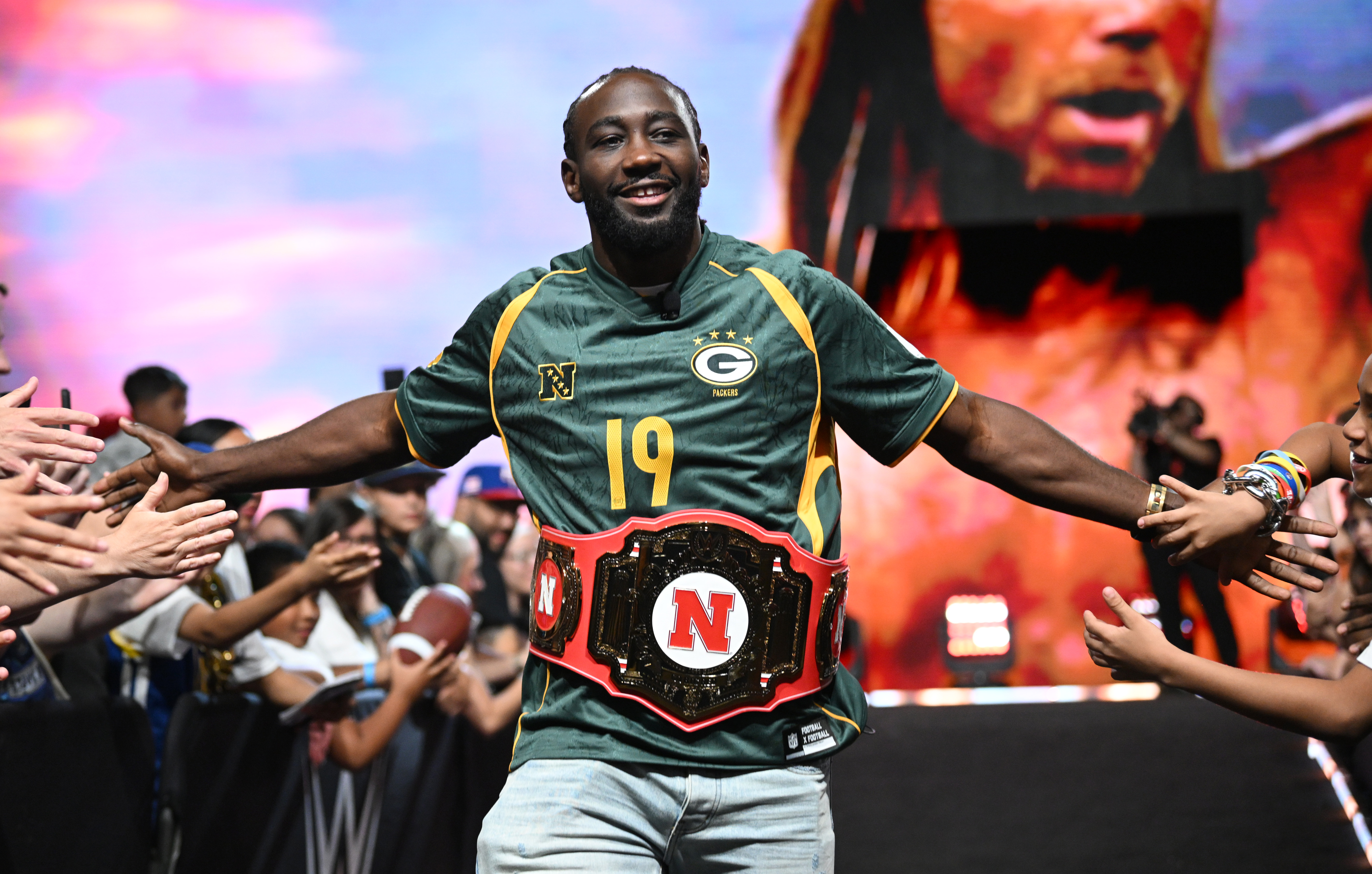 NEW YORK, NEW YORK - JULY 19: Terence Crawford attends Fanatics Fest NYC 2026 at Jacob Javits Center on July 19, 2026 in New York City.  (Photo by Bryan Bedder/Getty Images for Fanatics)