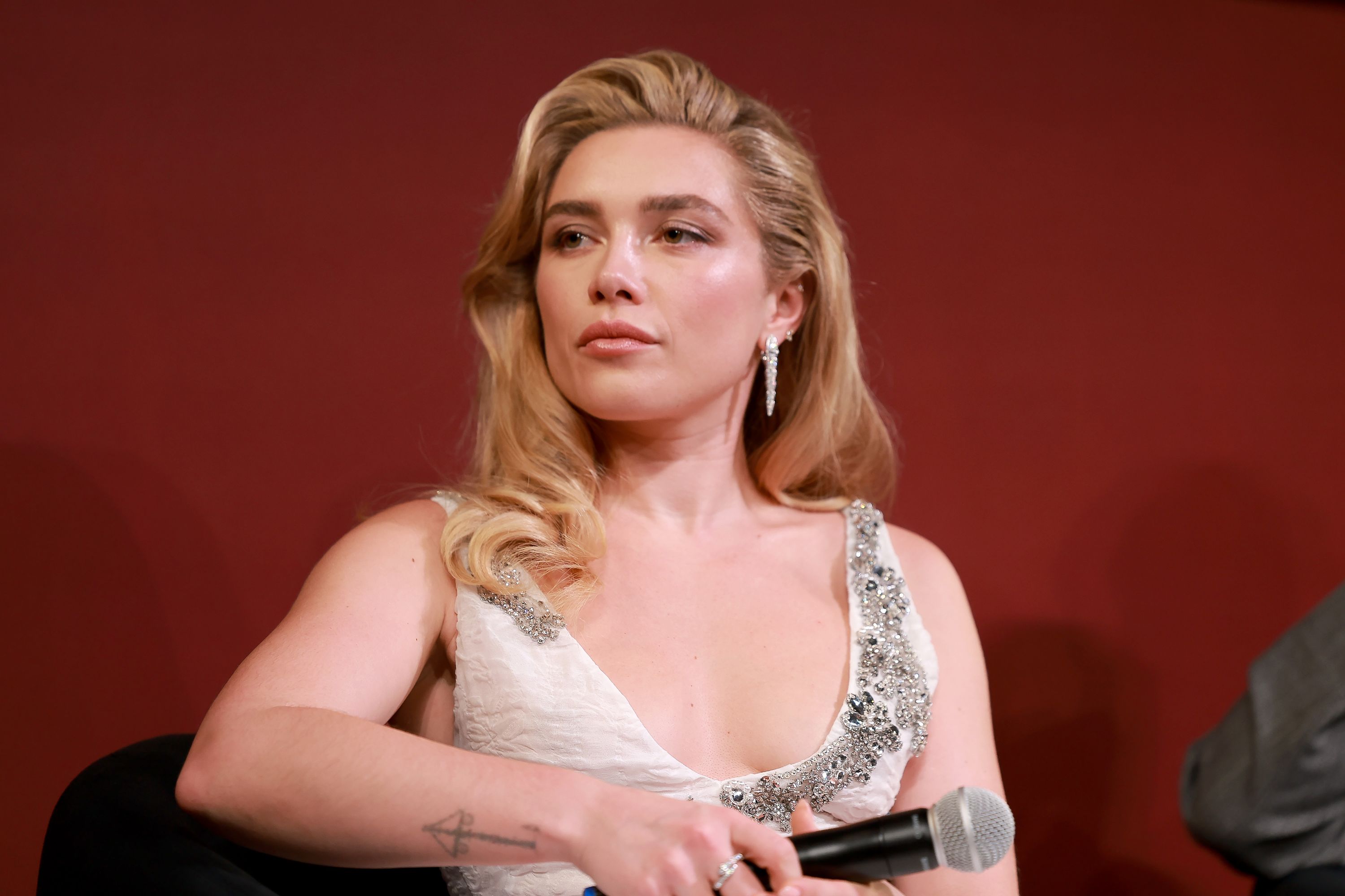 Florence Pugh attends an event for Netflix's "East of Eden" in New York City on Sept. 27.