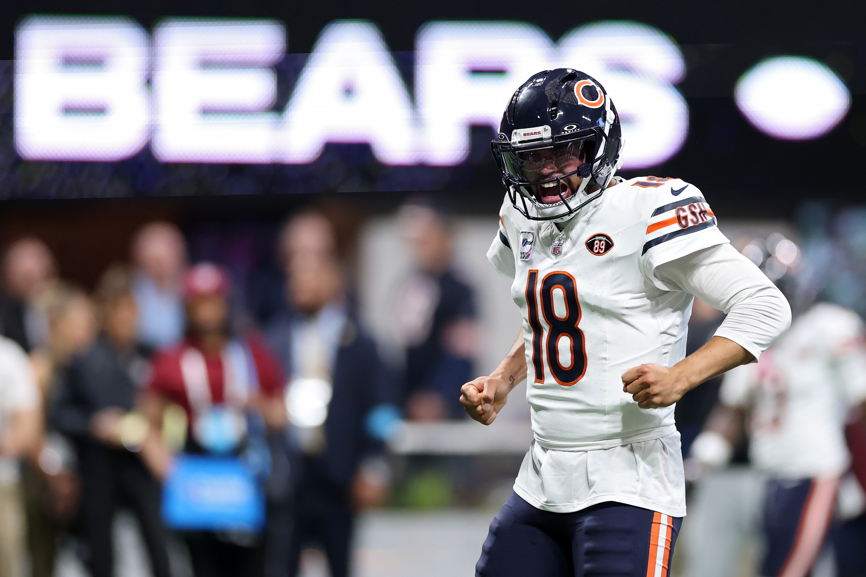 Caleb Williams is sensational in return from injury with career-best completion streak to lead Bears past Falcons