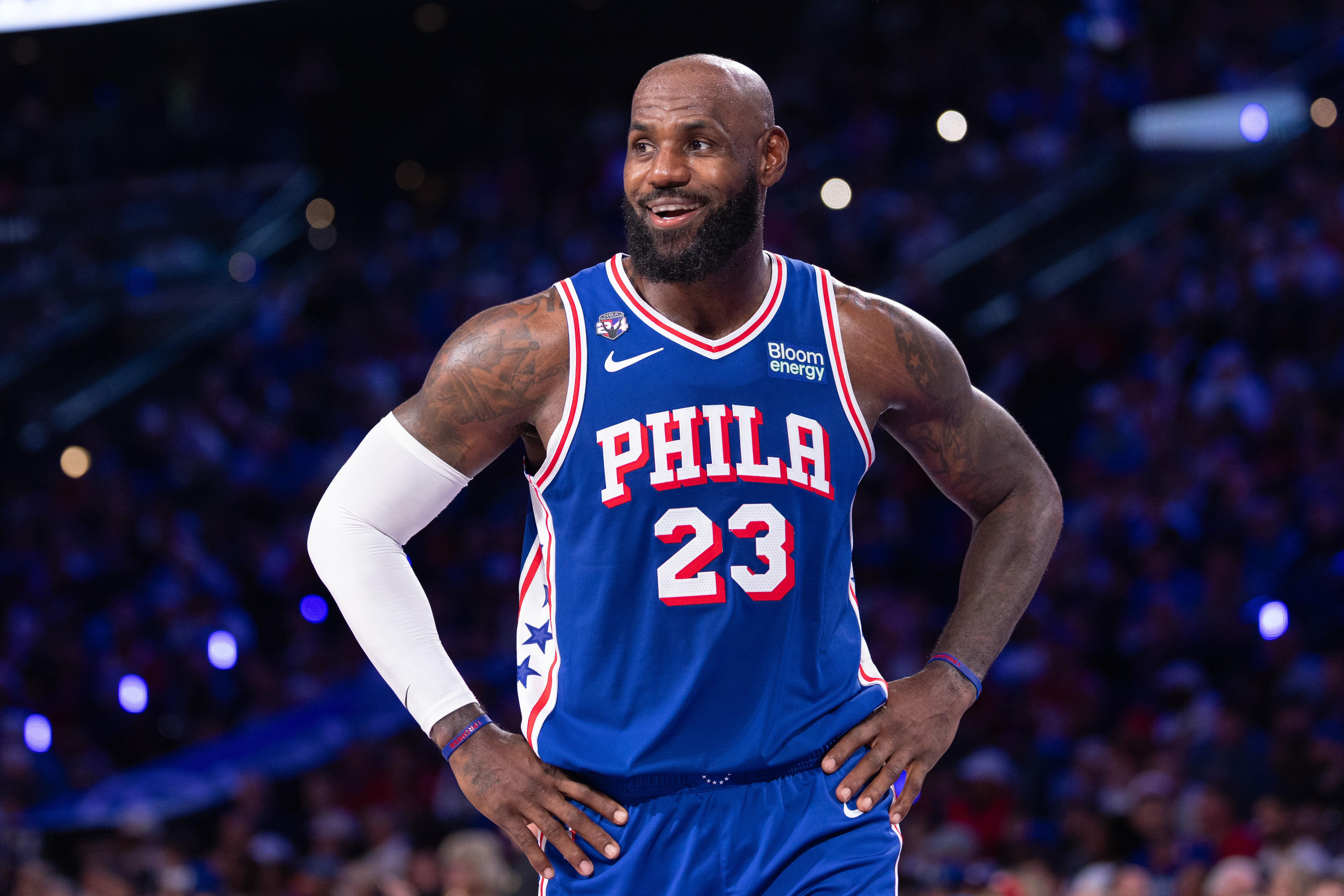 LeBron James laughs off President Trump's criticism about national anthem, Sixers coach calls it 'outside noise'
