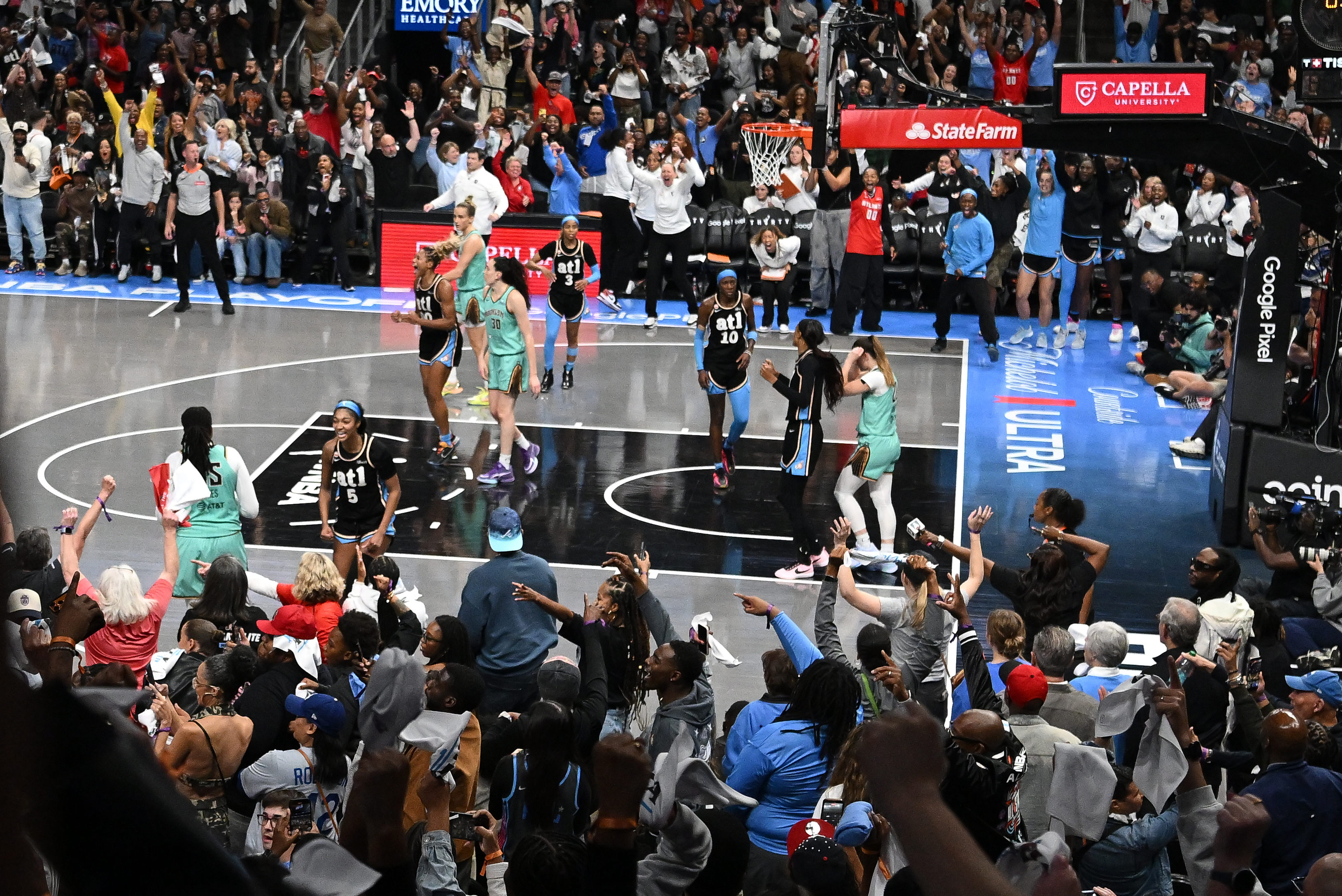 Liberty leave Atlanta mired in timeout controversy, 2-0 semifinal deficit and missed opportunities