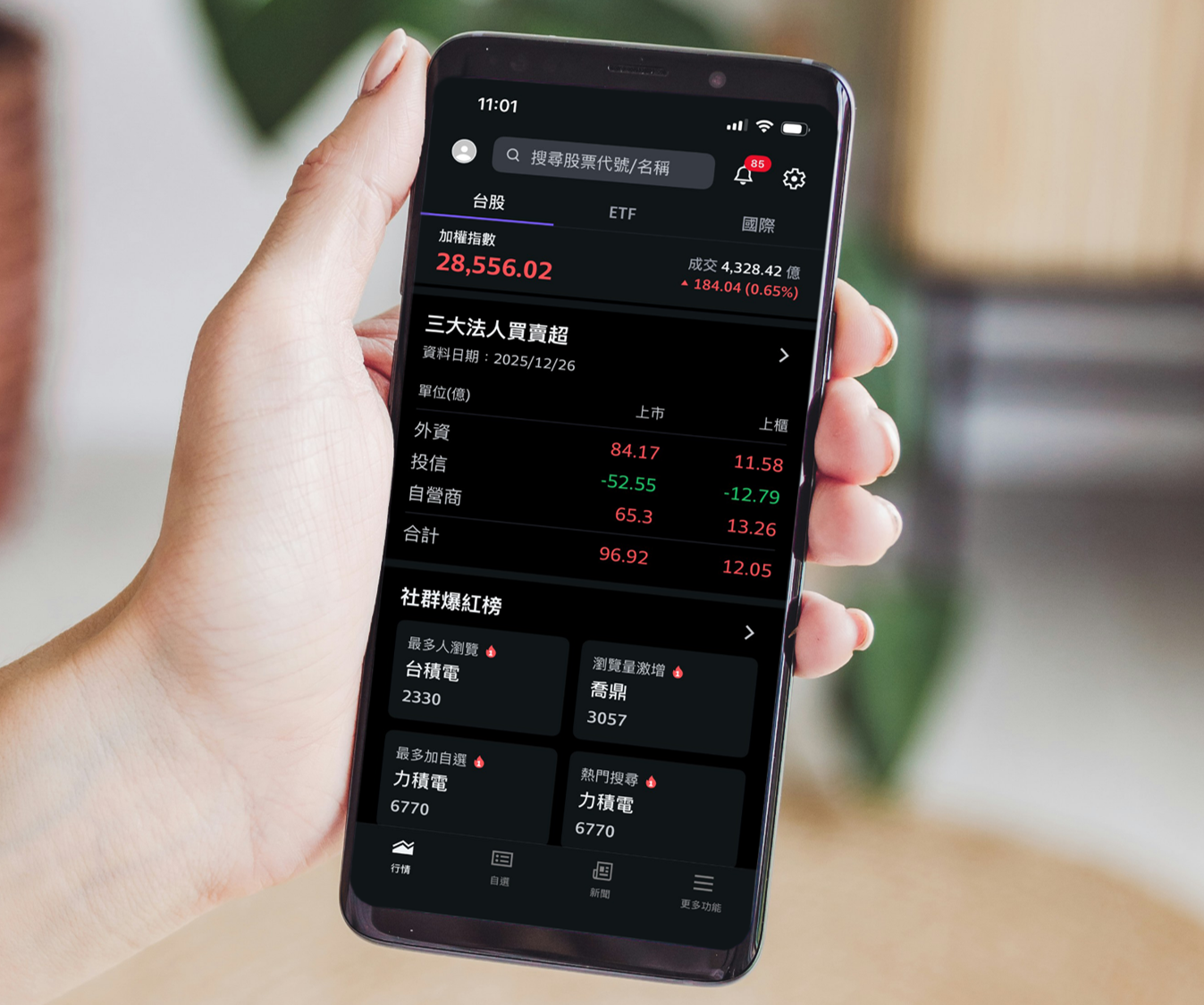 Yahoo股市App公布第四季「十大爆紅台股榜」、「五大爆紅ETF榜」