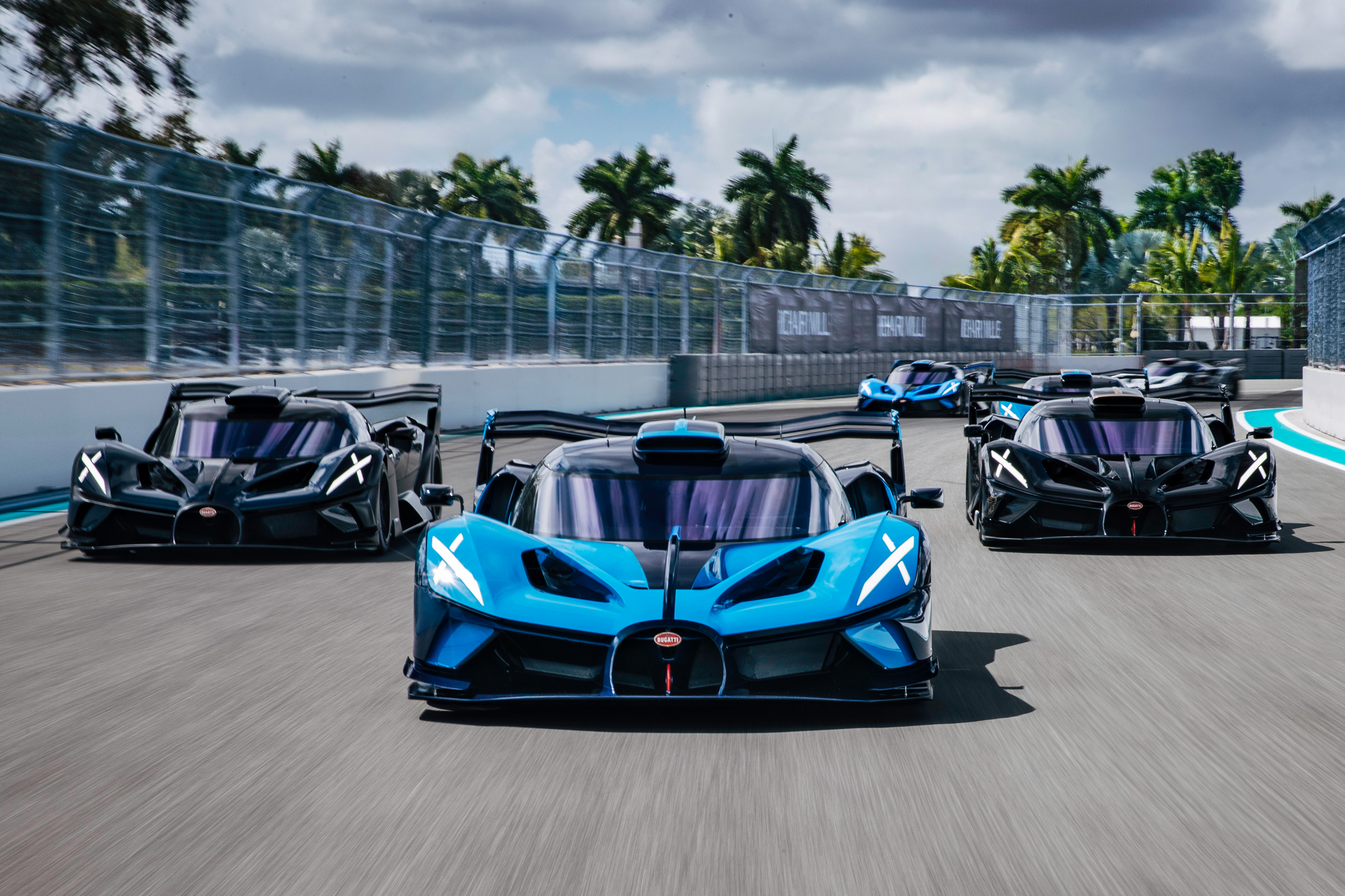 Feeling the Track: Bugatti Bolide owners master the sun-soaked asphalt in Miami