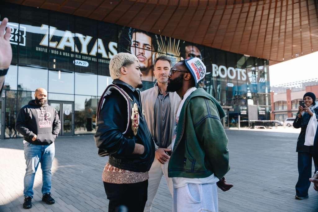Xander Zayas vs. Jaron "Boots" Ennis (Zachariah Delgado/Matchroom Boxing)