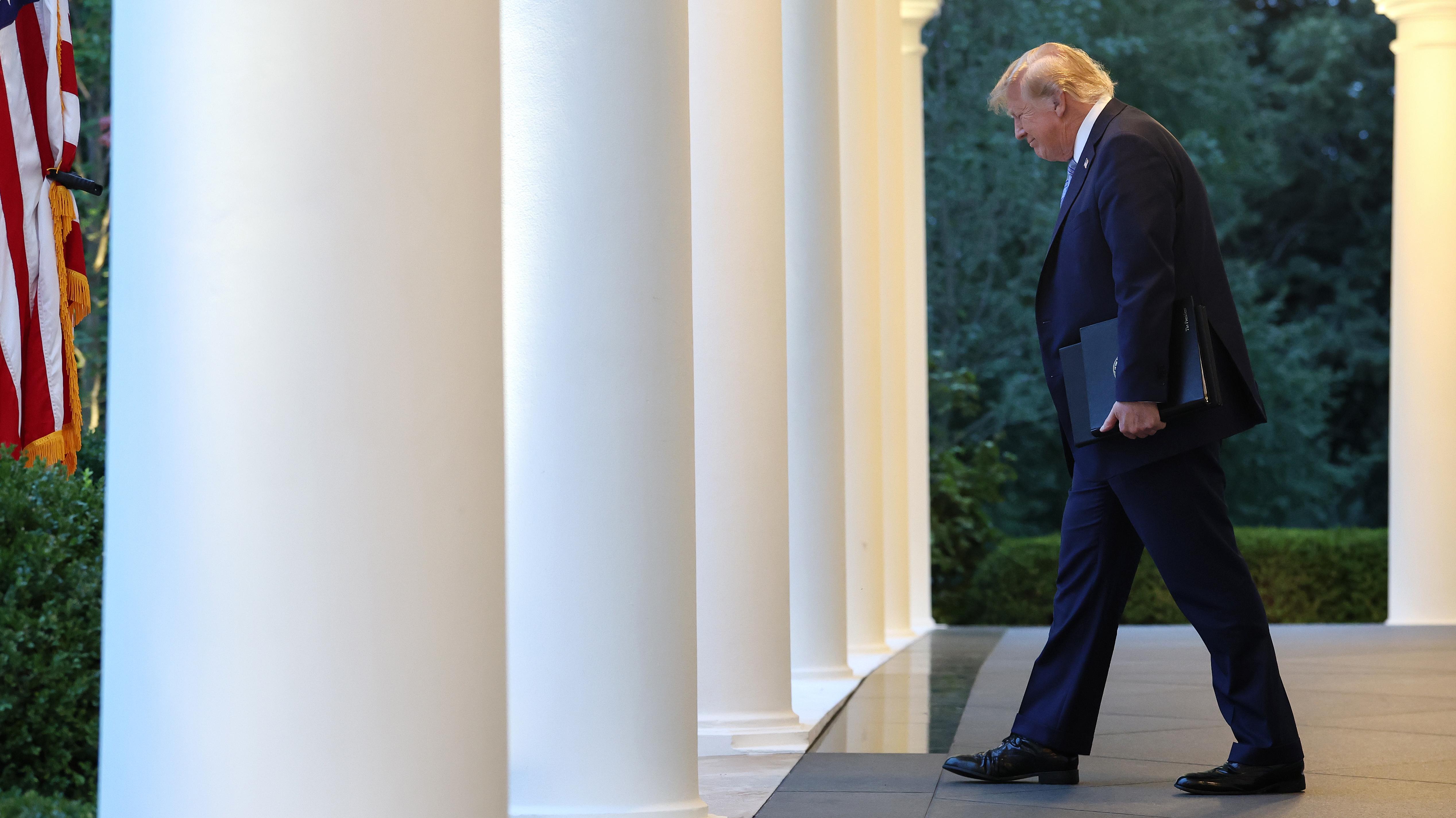 Trump says he's banning CNN, MSNOW and Politico from the White House
