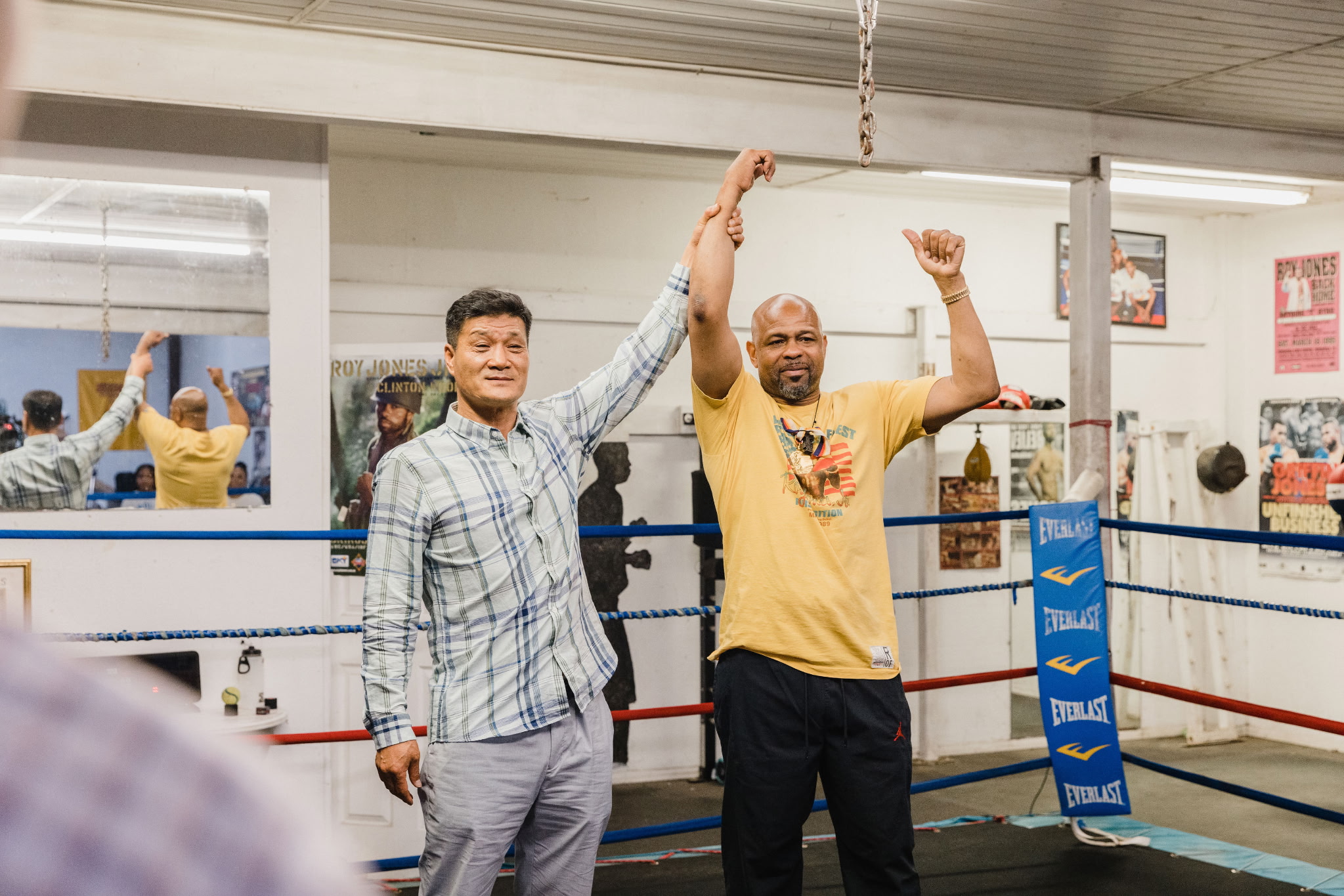 Roy Jones Jr and Park Si-Hun (Photo credit: Roy Jones Jr.)