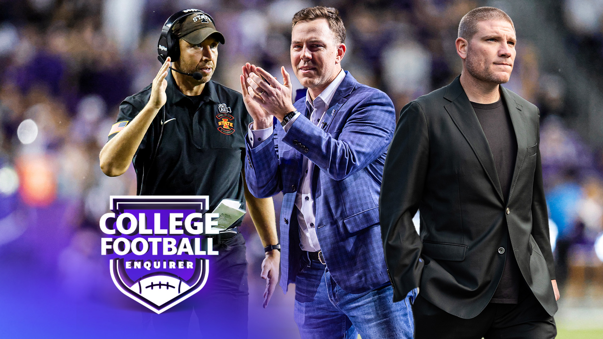 Penn State's Matt Campbell, Kentucy's Will Stein and Cal's Tosh Lupoi  Photo by Michael Hickey/Getty Images, Photo by Ron Jenkins/Getty Images, Photo by Tom Hauck/Getty Images