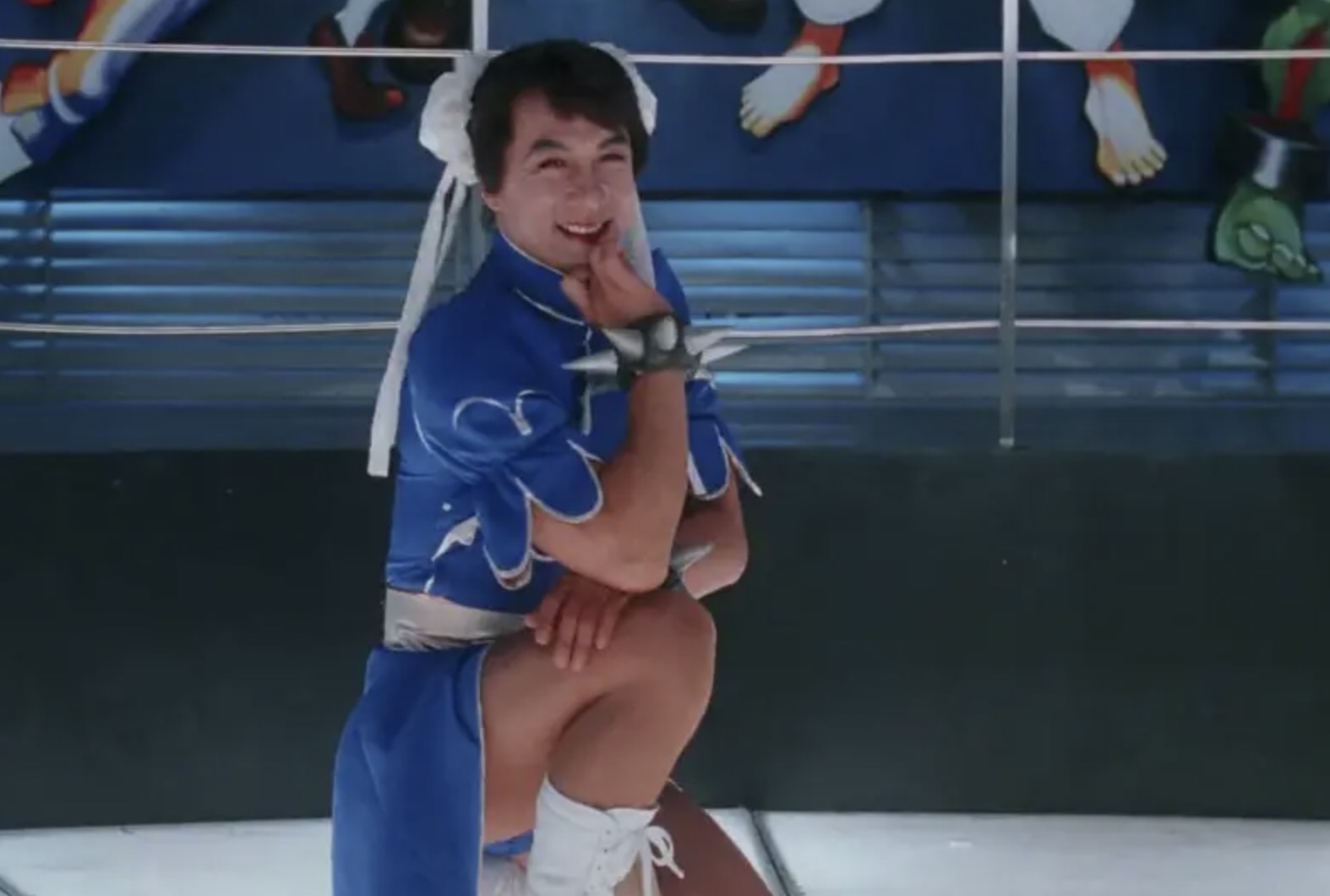 有一定年紀的可能都看過成龍版春麗（圖源：城市獵人）