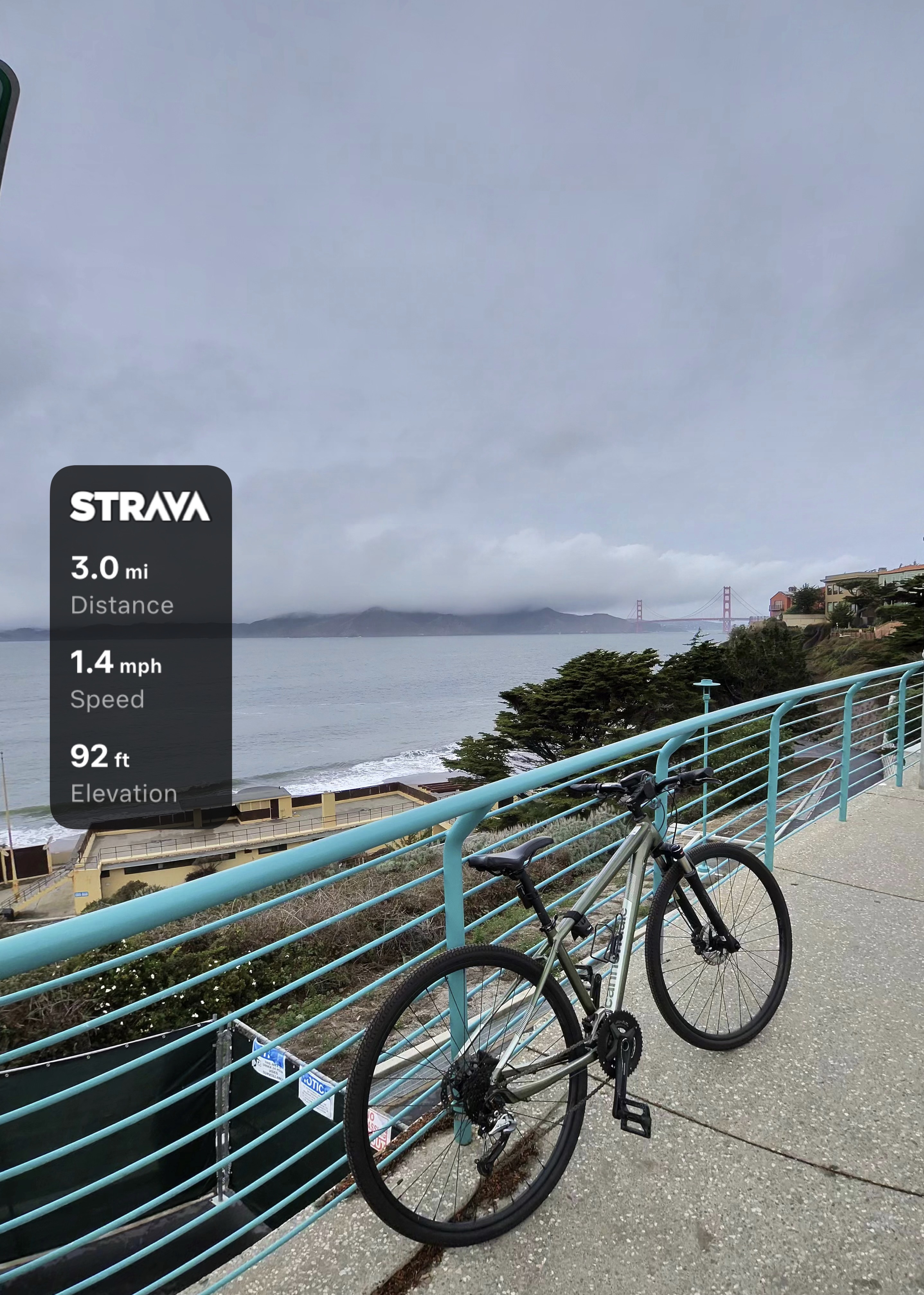 You can overlay your Strava stats onto the photos and videos you record.
