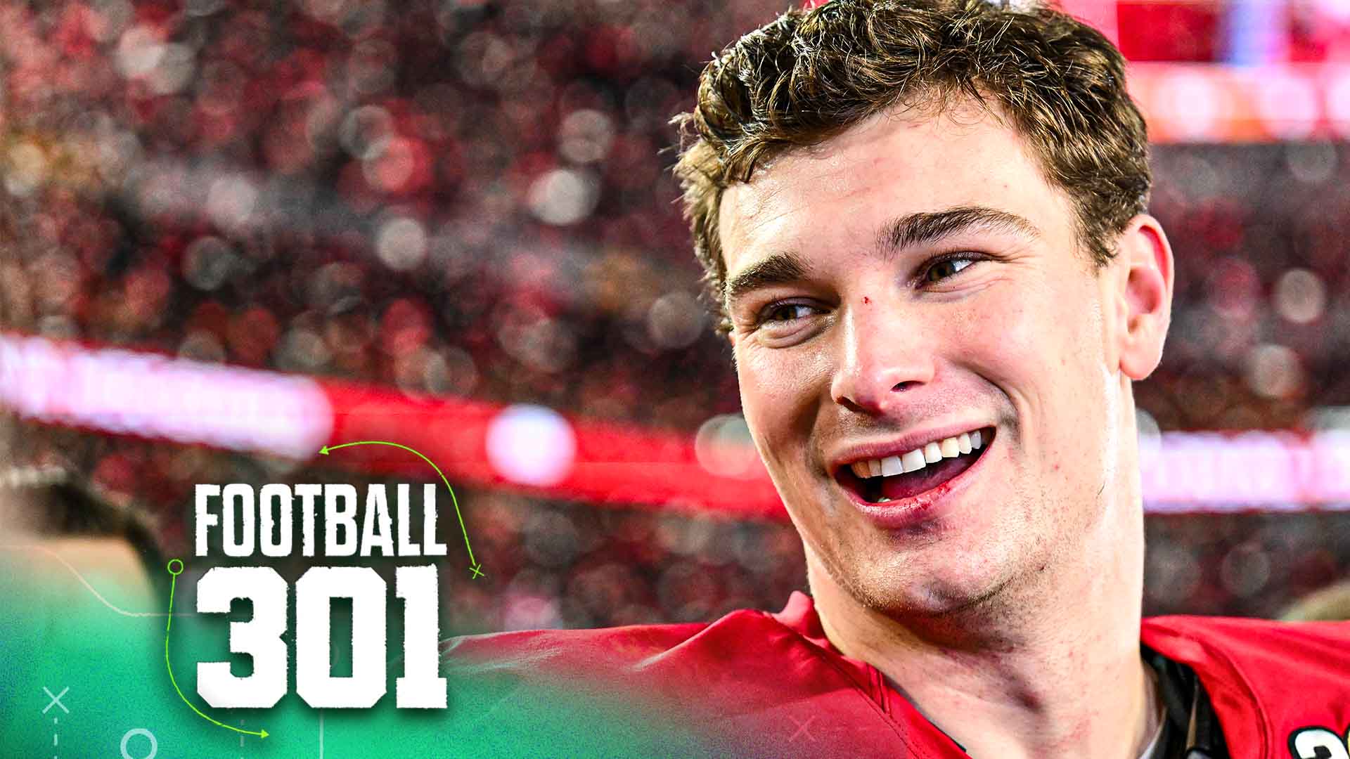 MIAMI GARDENS, FLORIDA - JANUARY 19: Fernando Mendoza #15 of the Indiana Hoosiers celebrates after the College Football Playoff National Championship between the Indiana Hoosiers and the Miami Hurricanes at Hard Rock Stadium on January 19, 2026 in Miami Gardens, Florida. The Indiana Hoosiers defeated the Miami Hurricanes 27-21. (Photo by CFP/Getty Images)